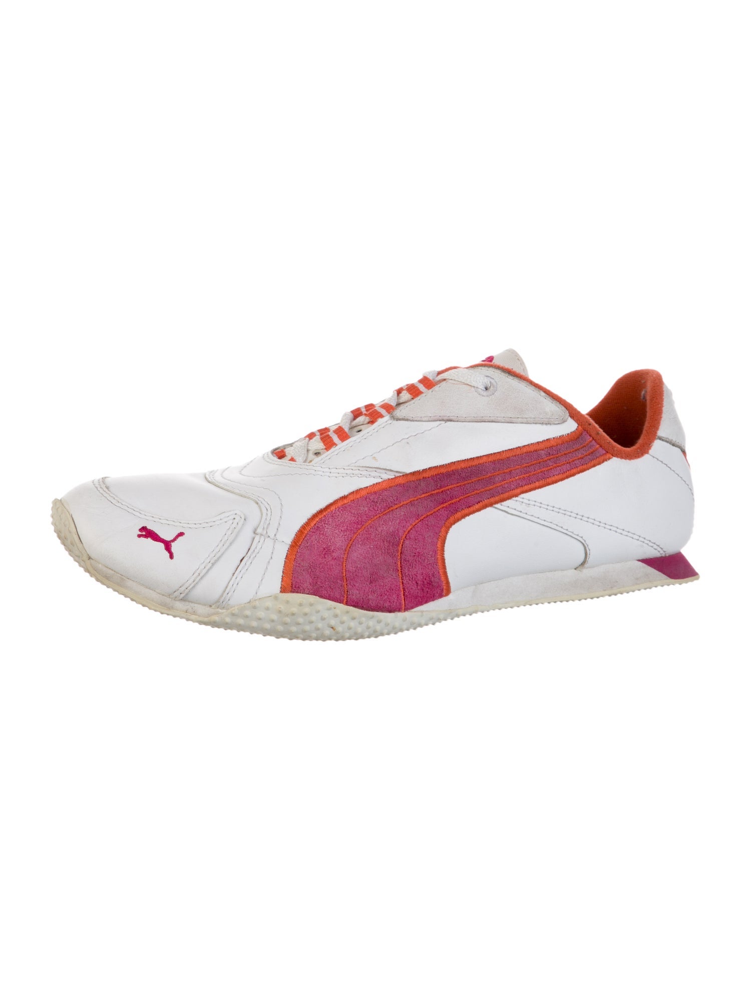 Puma Leather Colorblock Pattern Sneakers