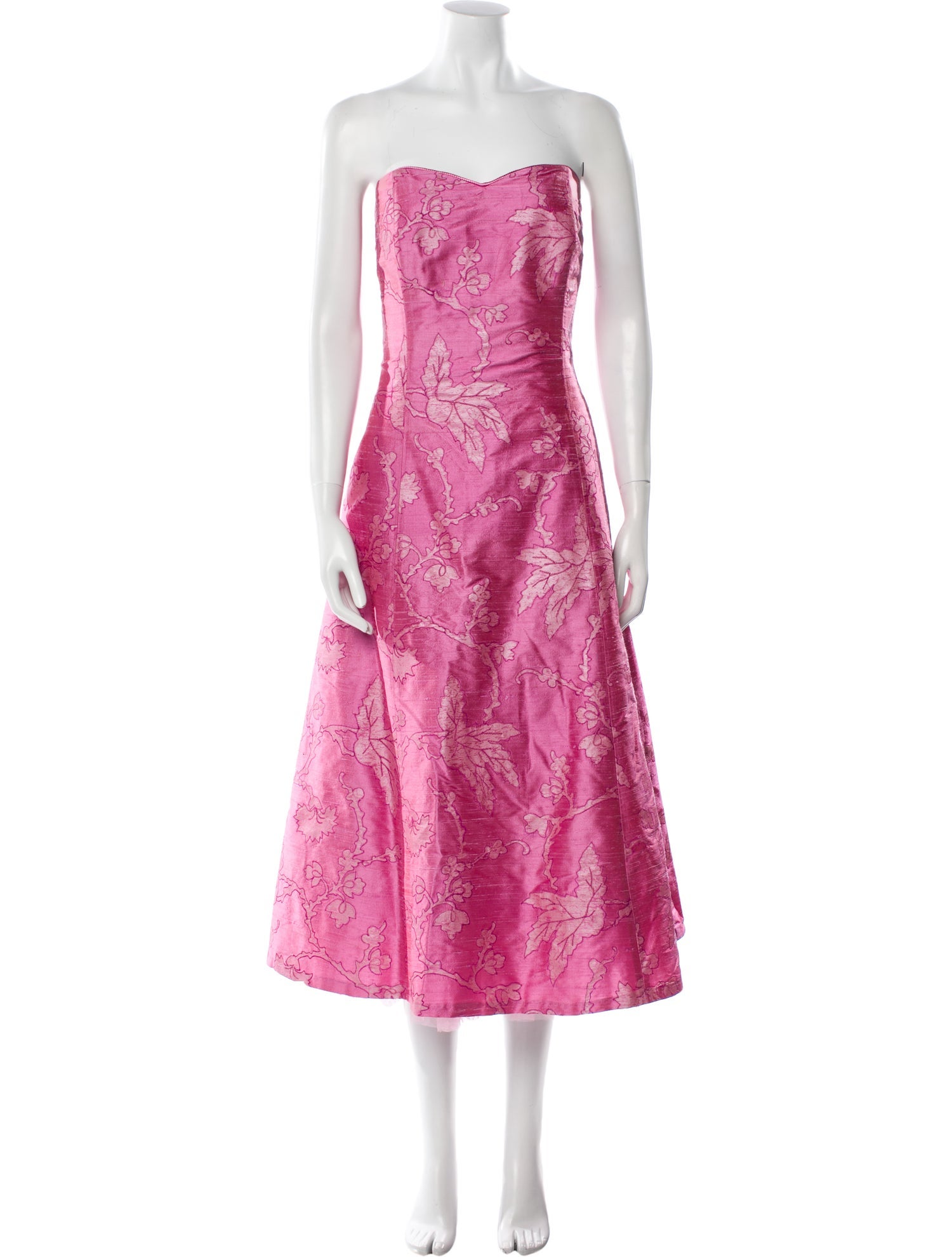 Paule Vasseur Silk Midi Length Dress