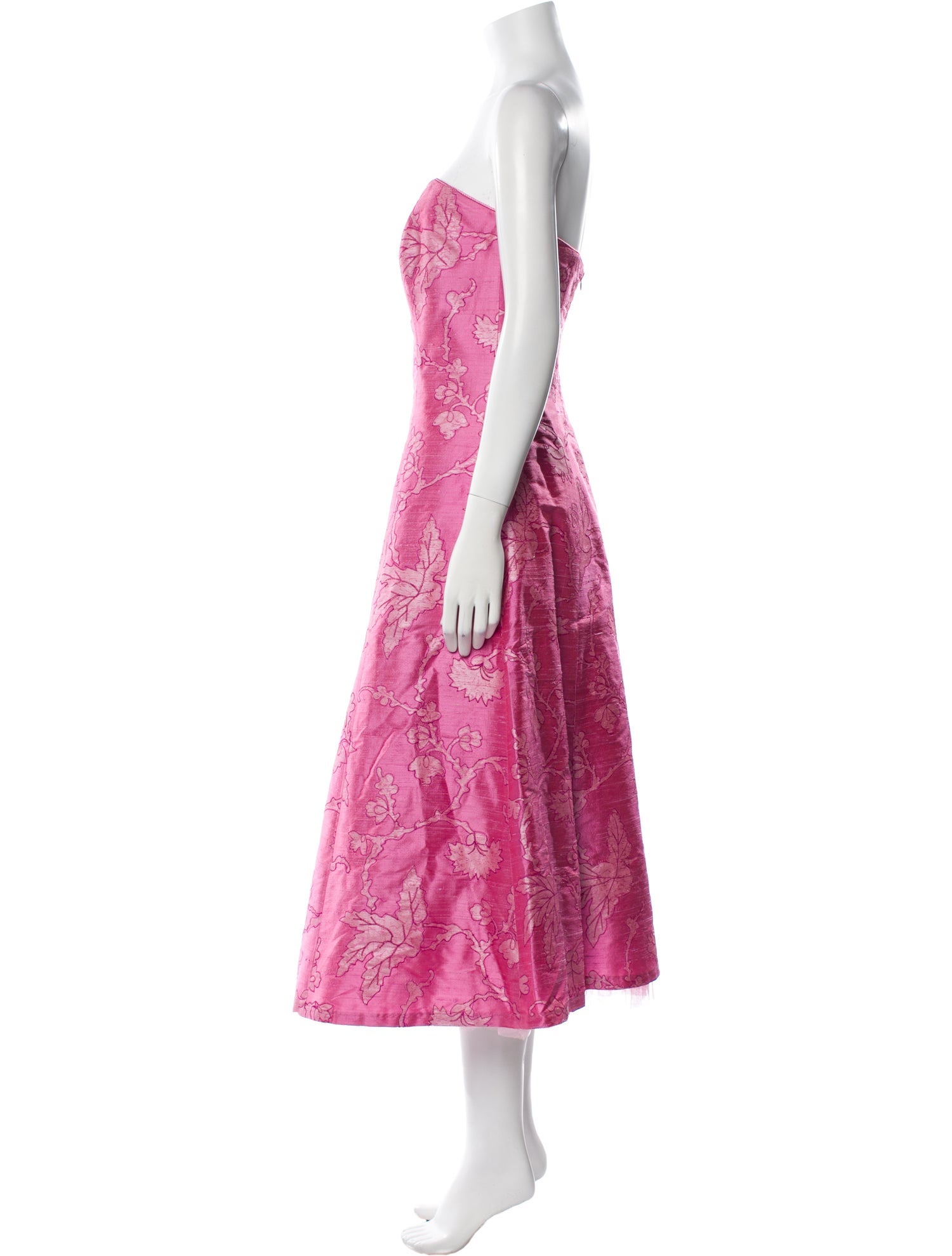 Paule Vasseur Silk Midi Length Dress