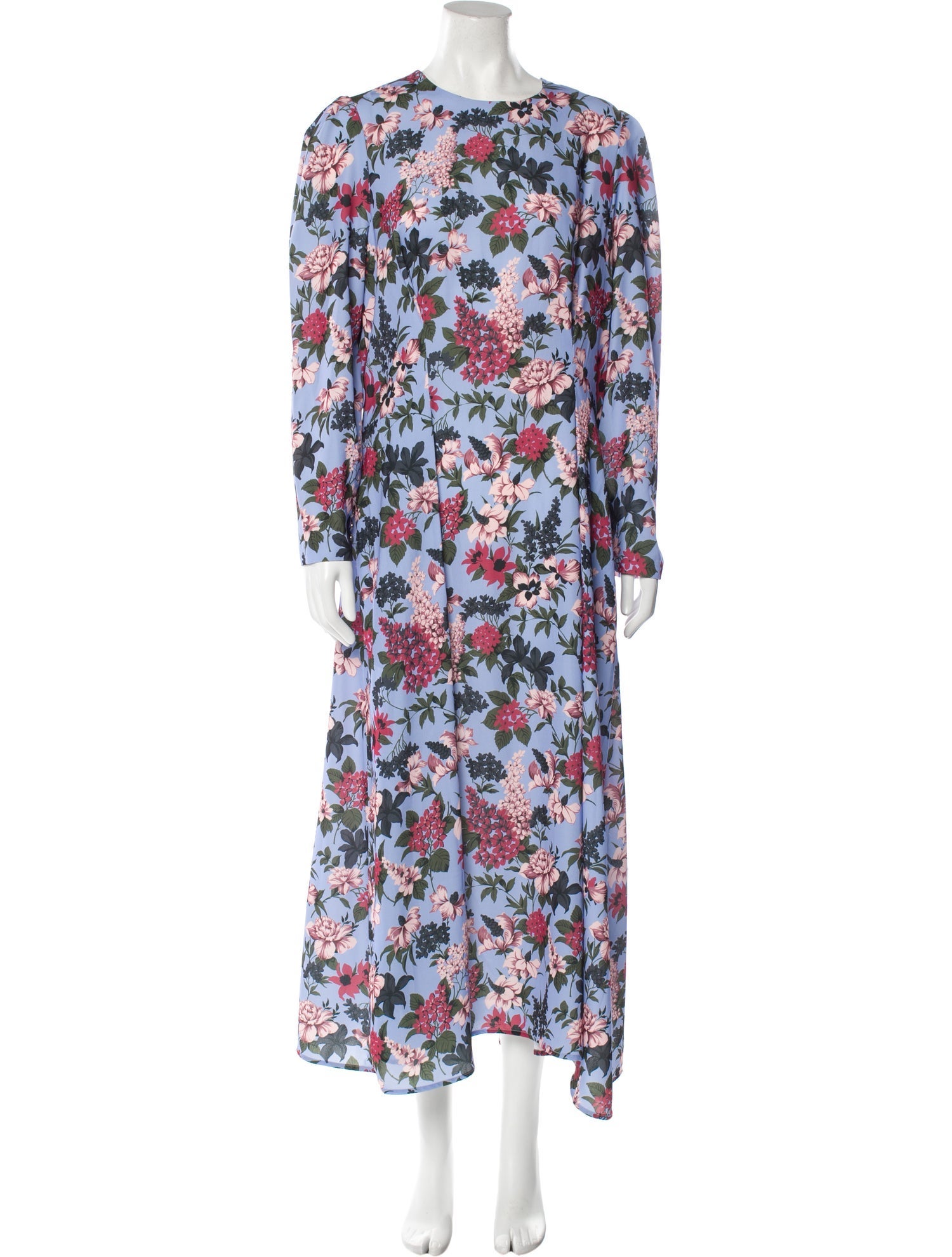 Pearl by Lela Rose Floral Print Long Dress