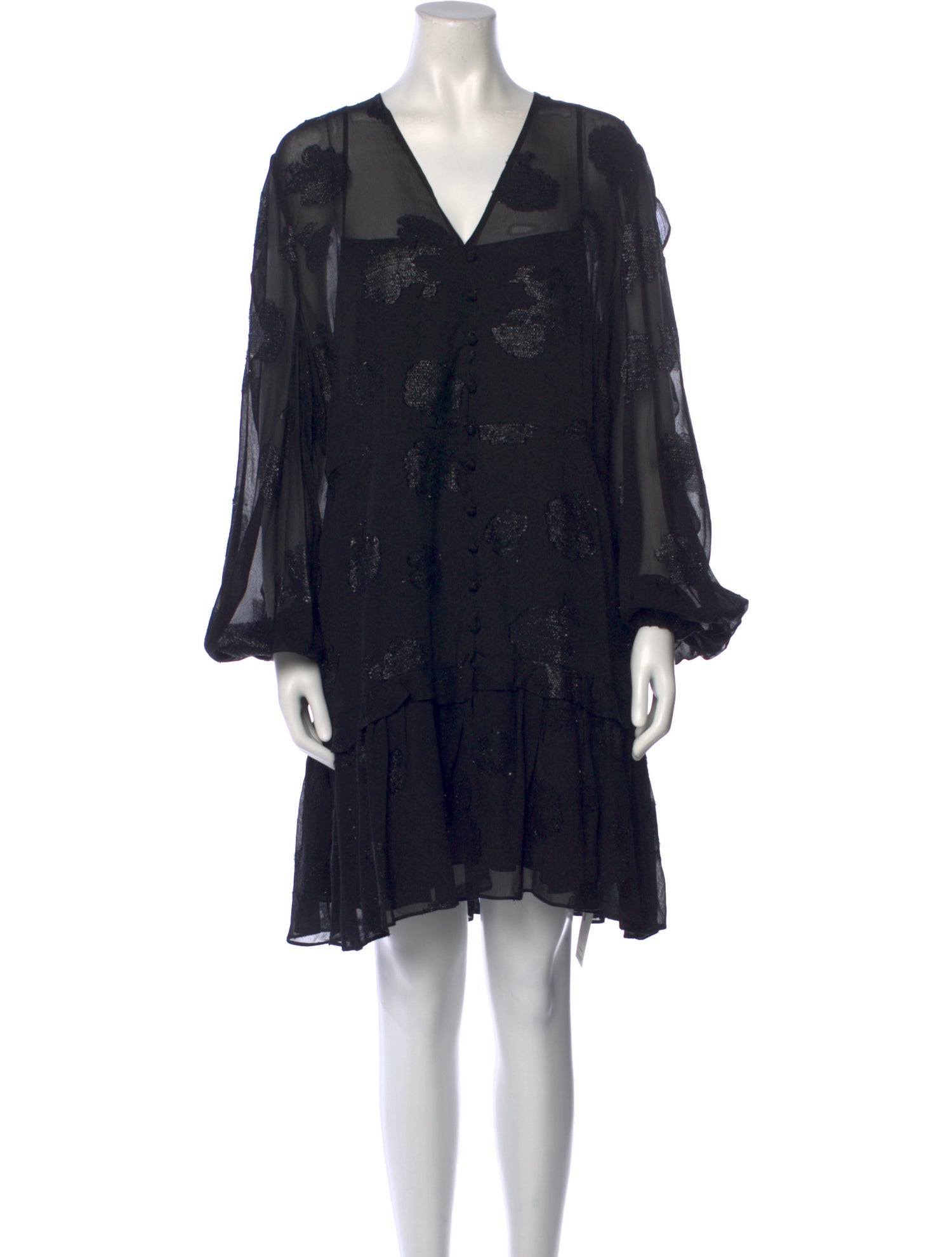 Perla® | Knee-Length Dress With Half-Sleeve Print