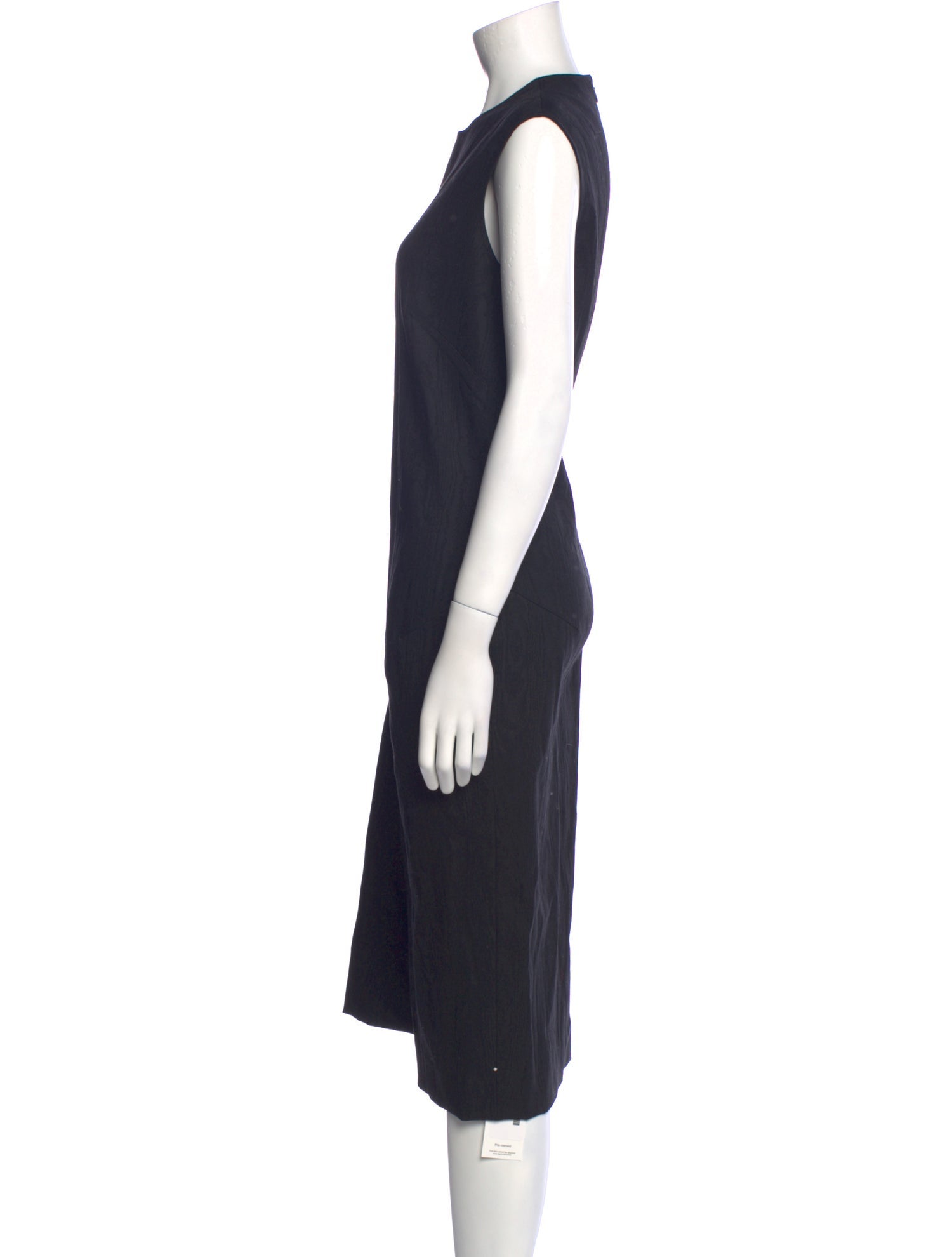 Pearl by Lela Rose Crew Neck Midi Length Dress