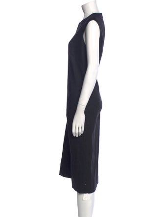 Pearl by Lela Rose Crew Neck Midi Length Dress