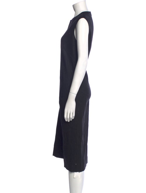 Pearl by Lela Rose Crew Neck Midi Length Dress