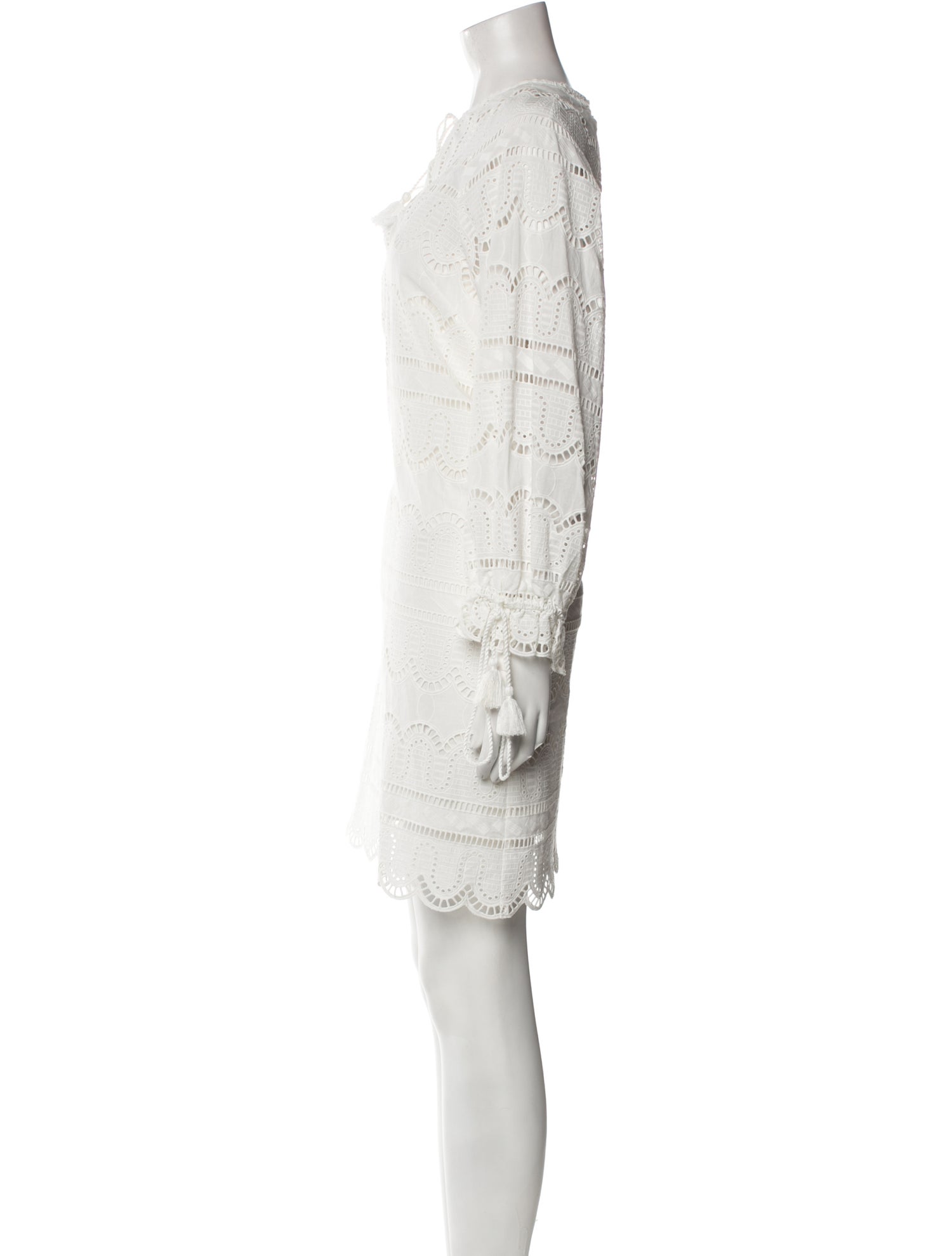 Pearl by Lela Rose V-Neck Mini Dress