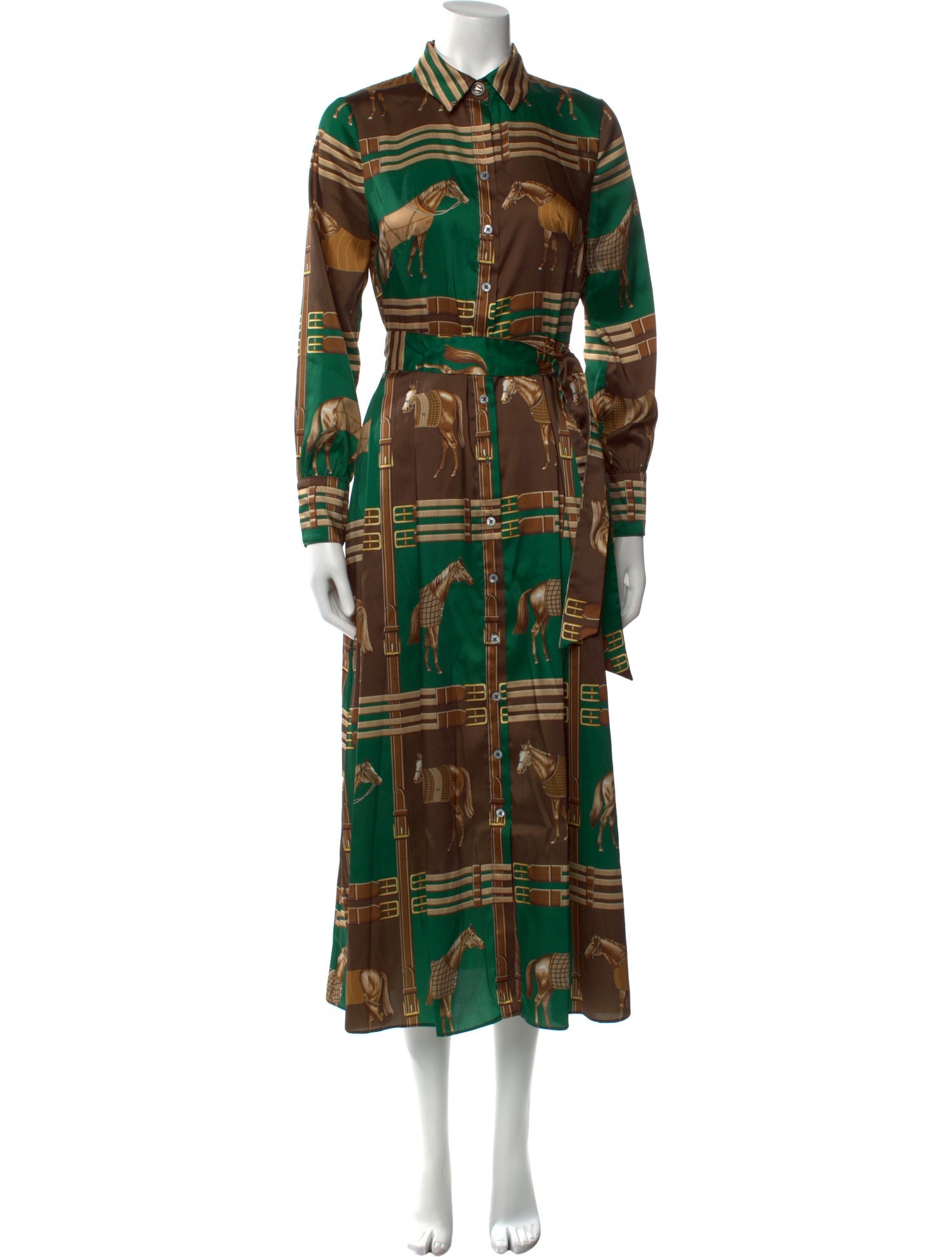 Pearl by Lela Rose Printed Long Dress