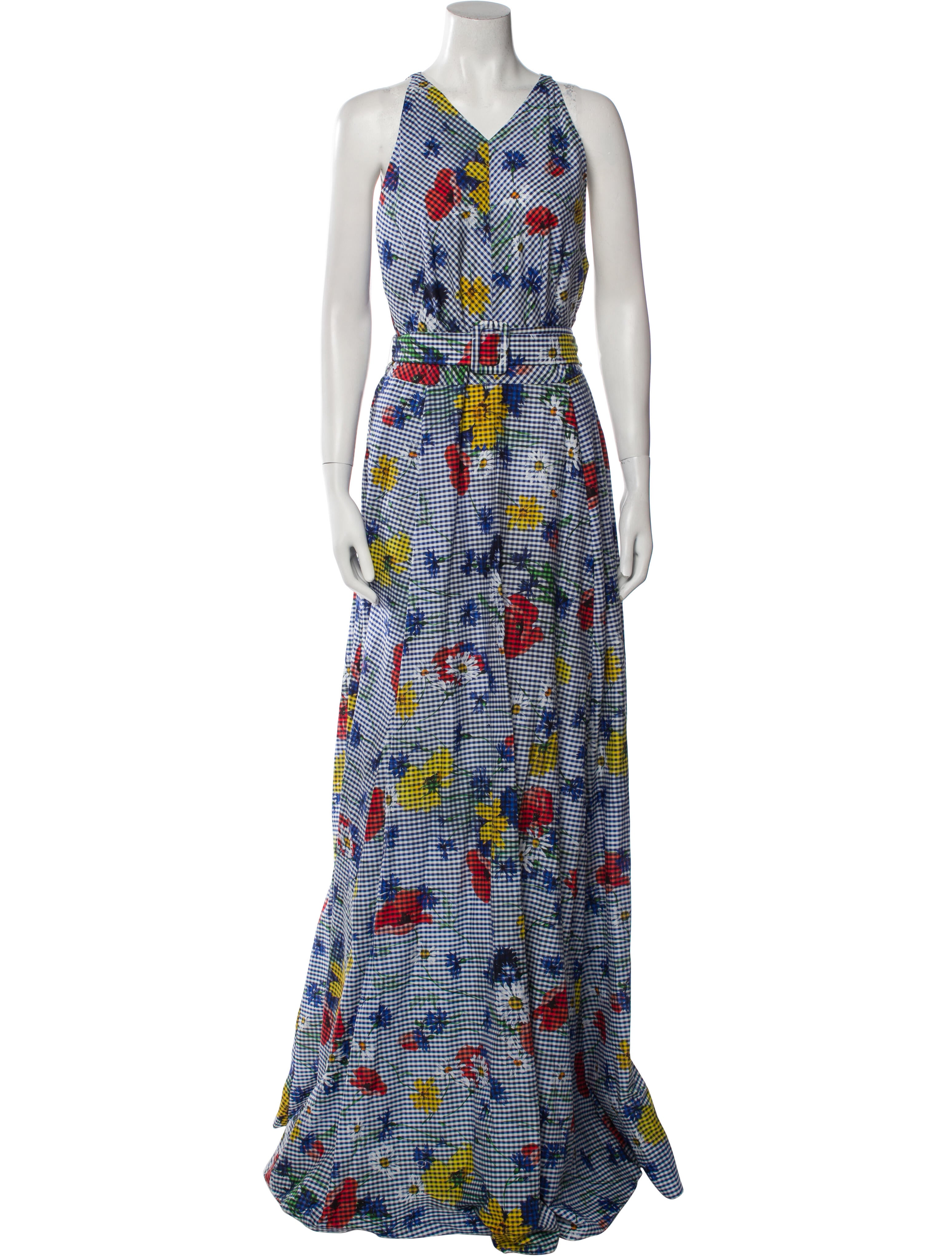 Pearl by Lela Rose Printed Long Dress