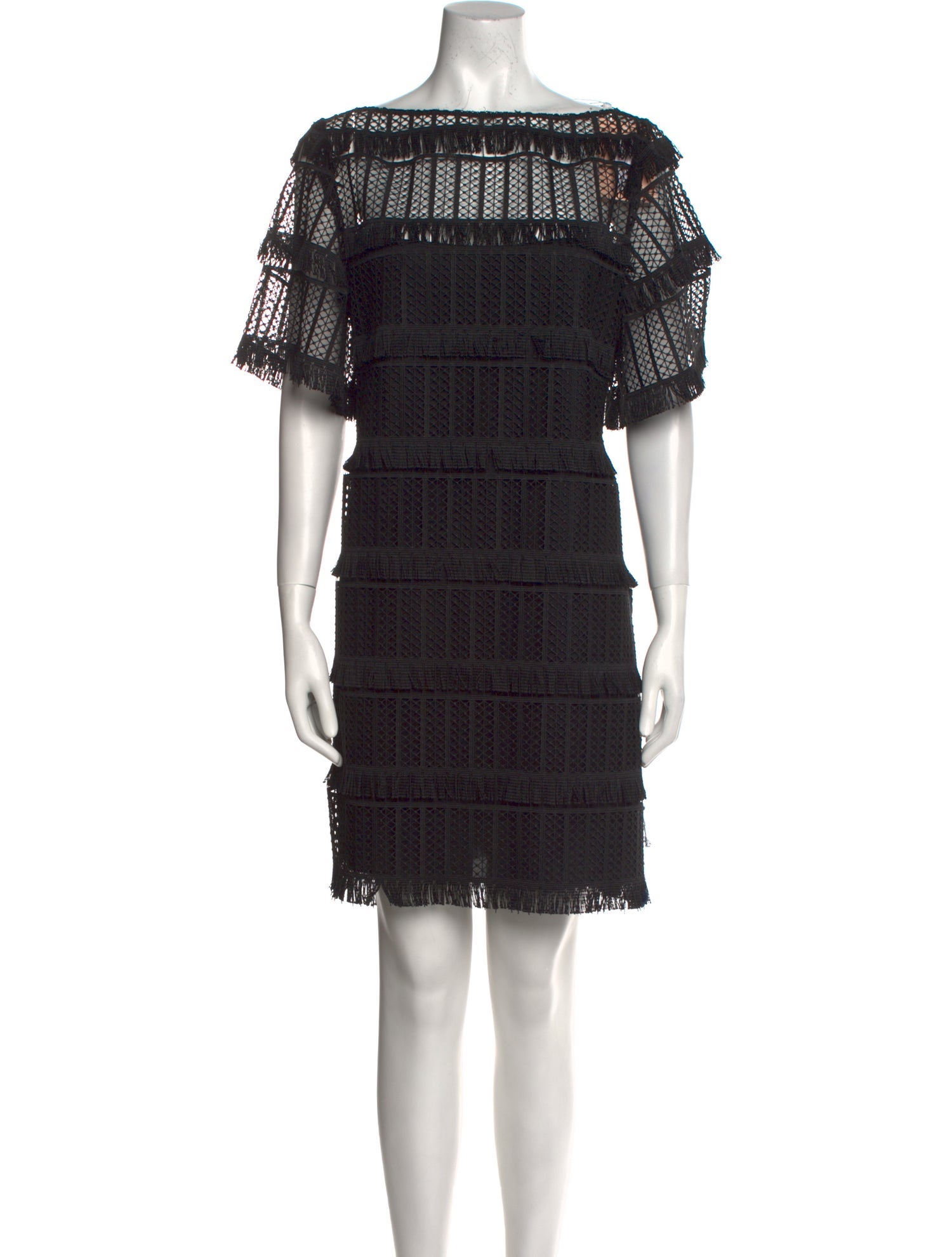 Pearl by Lela Rose Lace Pattern Mini Dress w/ Tags