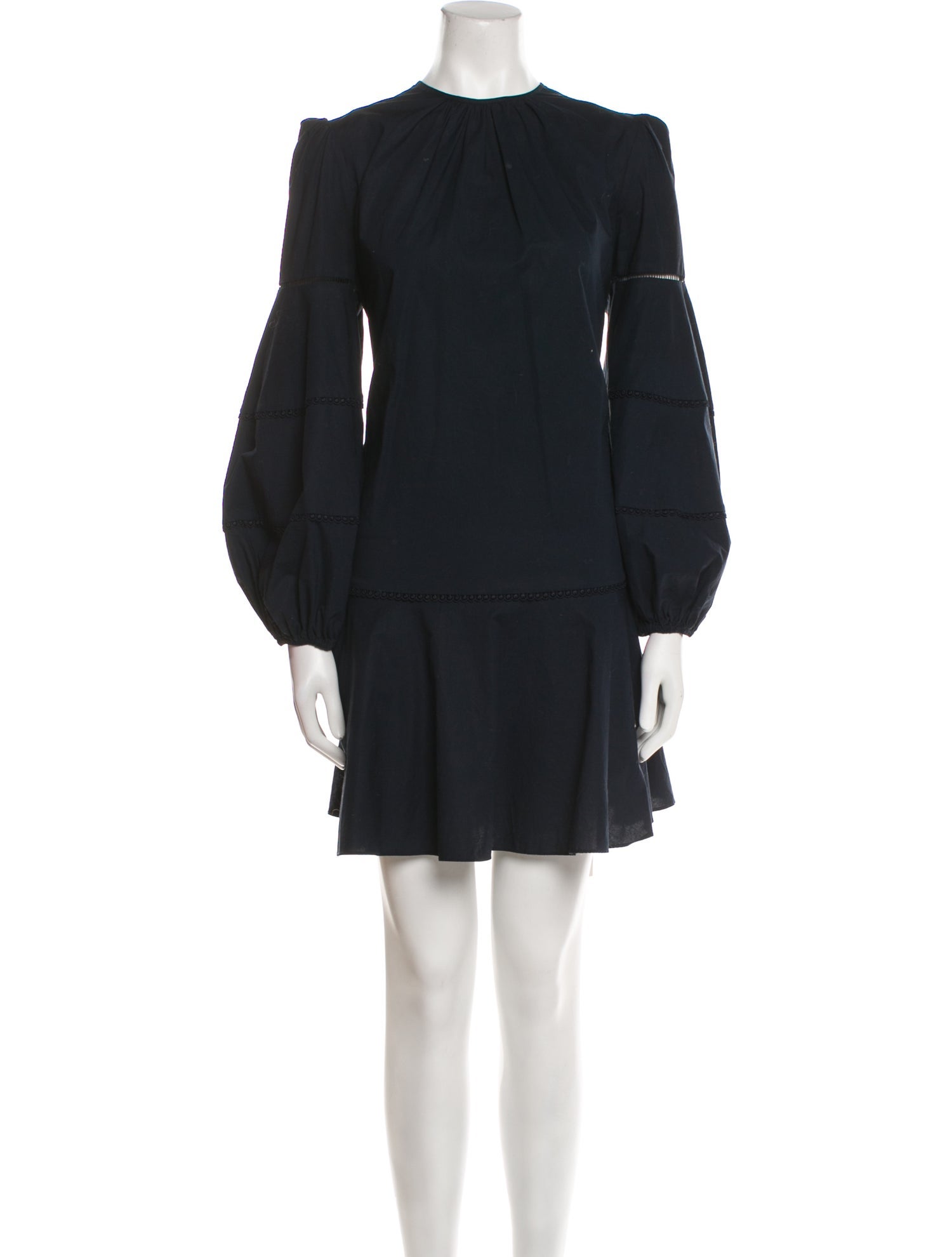 Pearl by Lela Rose Crew Neck Mini Dress