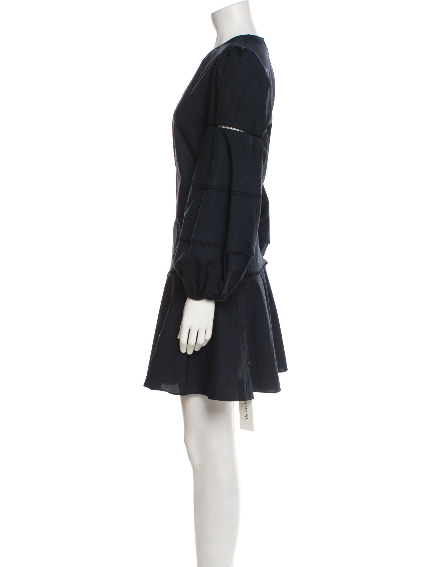 Pearl by Lela Rose Crew Neck Mini Dress