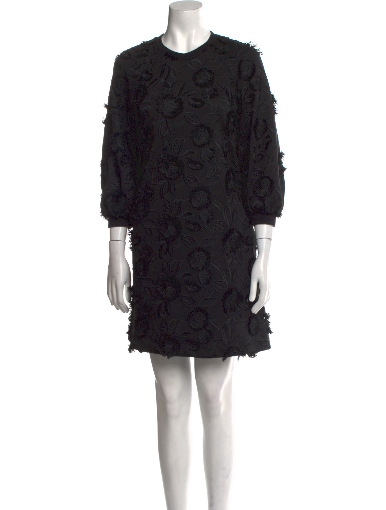 Pearl by Lela Rose Lace Pattern Mini Dress