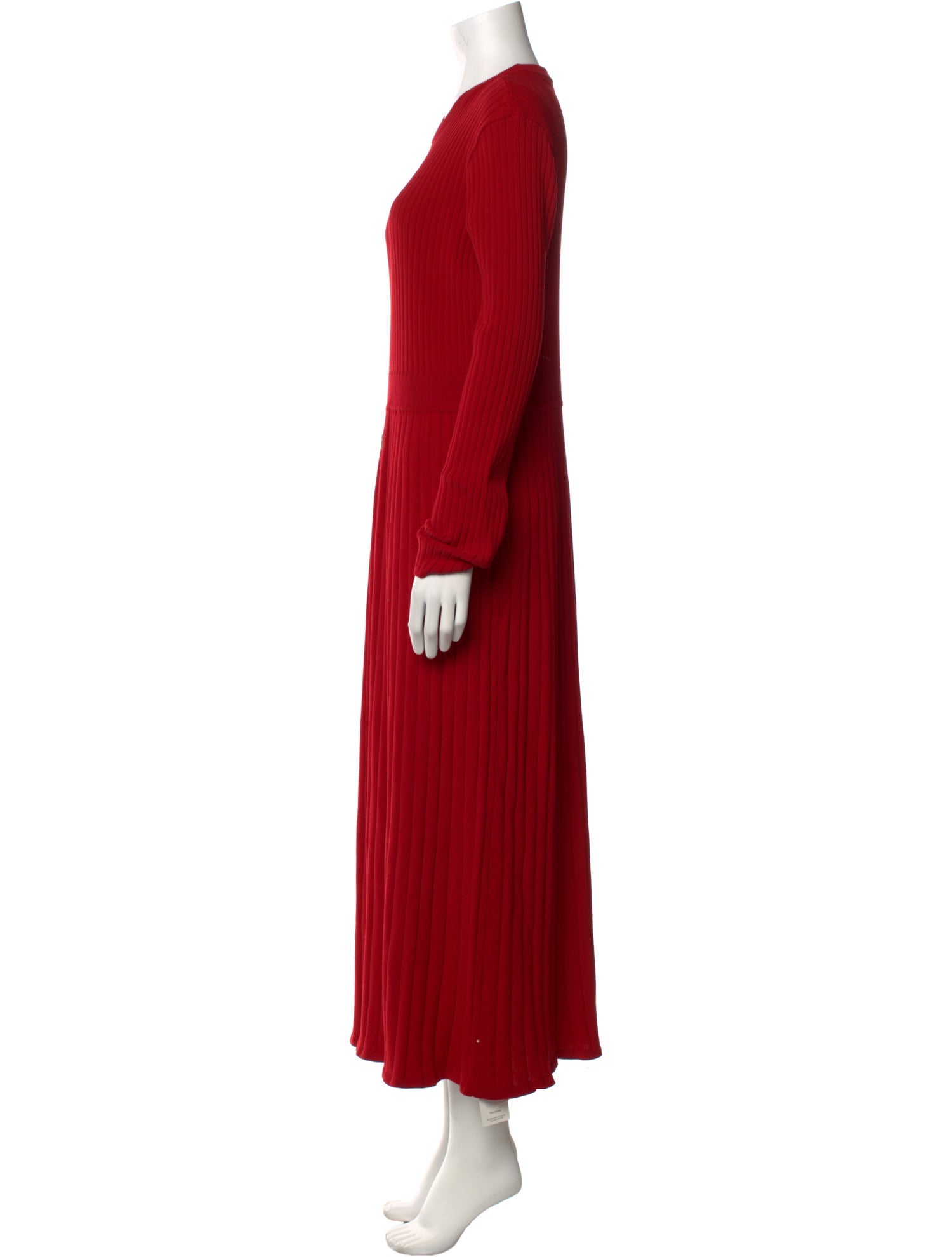 Pearl by Lela Rose Crew Neck Long Dress