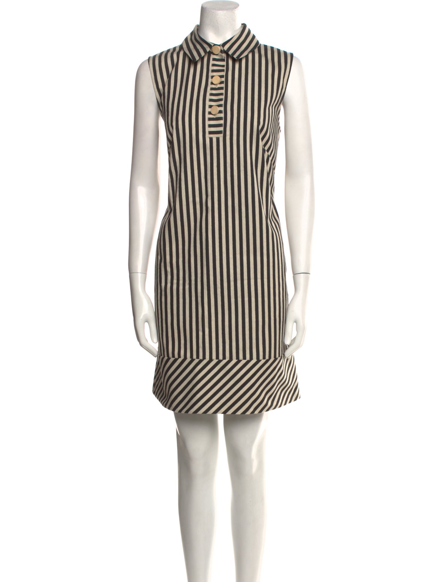 Pearl by Lela Rose Striped Mini Dress