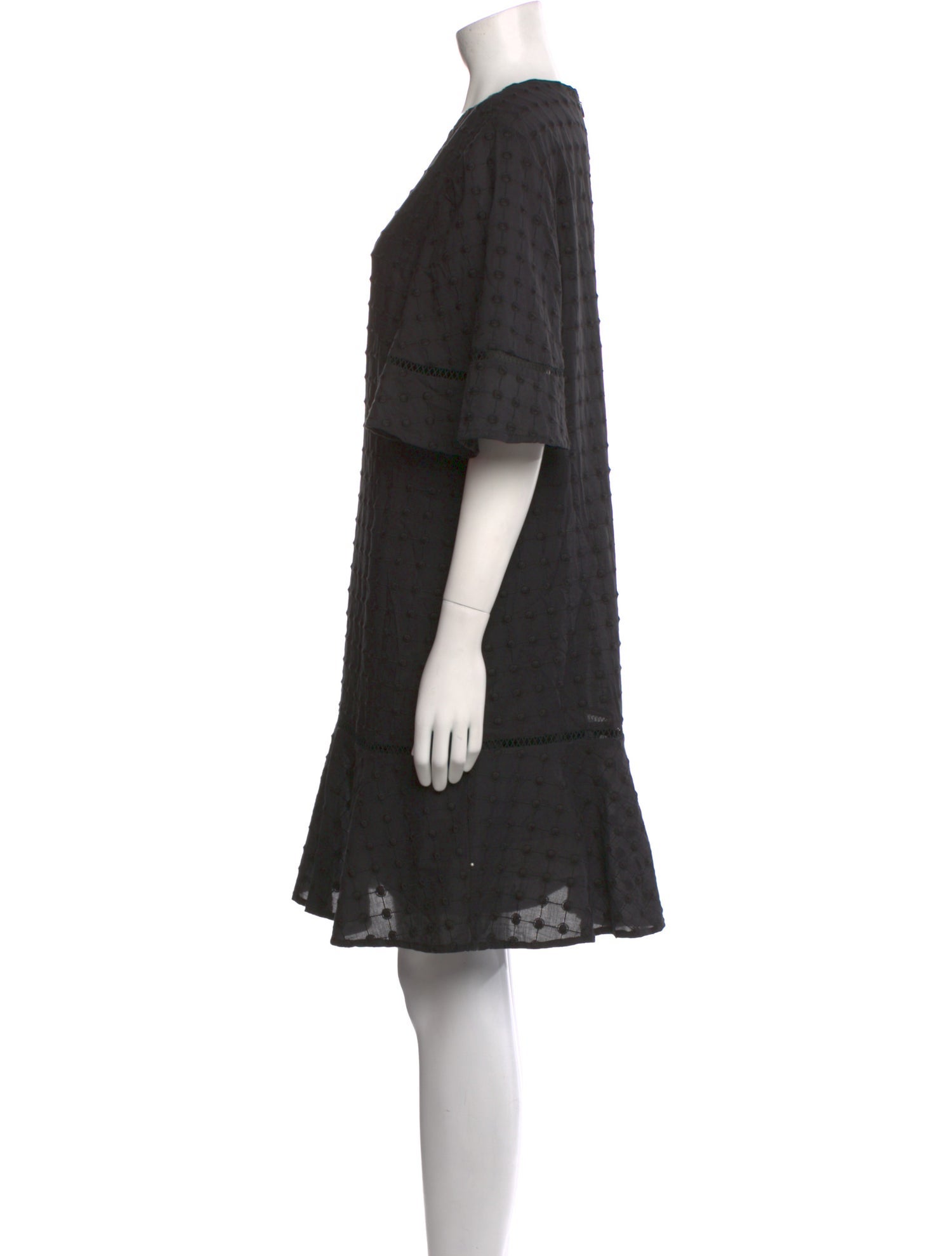 Pearl by Lela Rose V-Neck Mini Dress