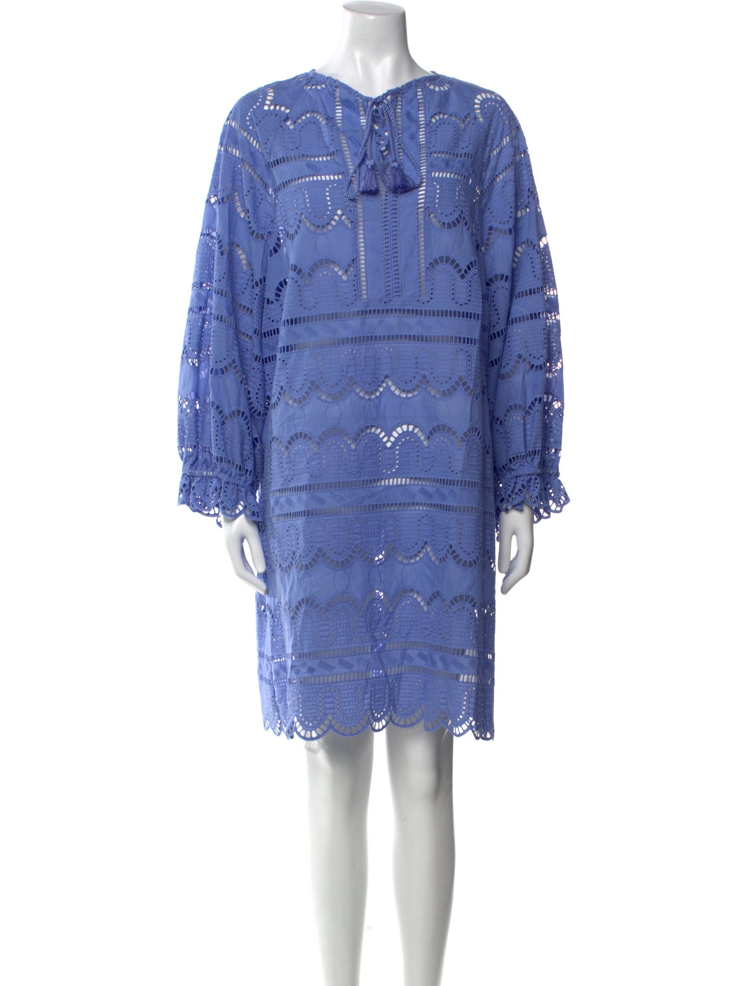 Pearl by Lela Rose V-Neck Knee-Length Dress