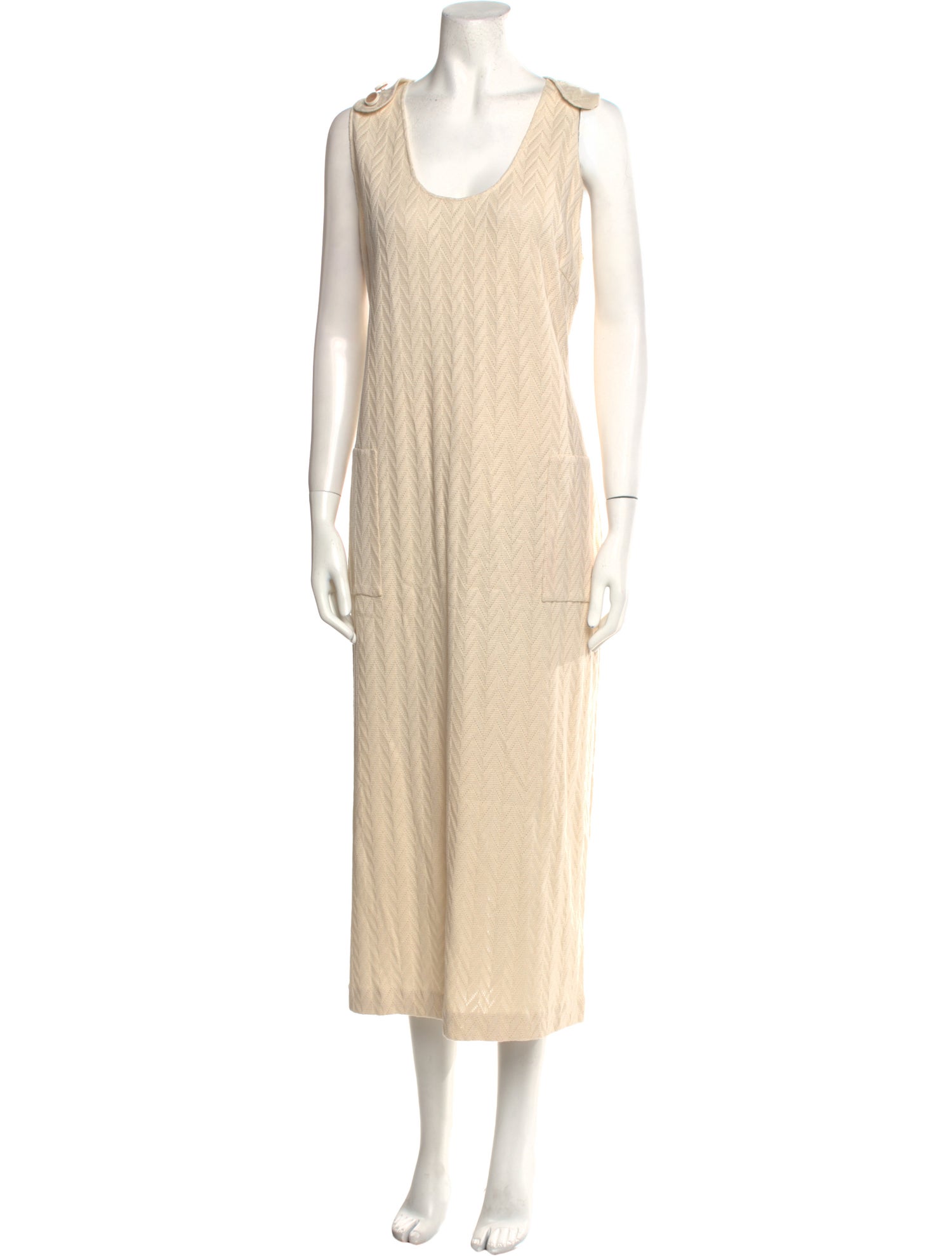 Pearl by Lela Rose Scoop Neck Long Dress