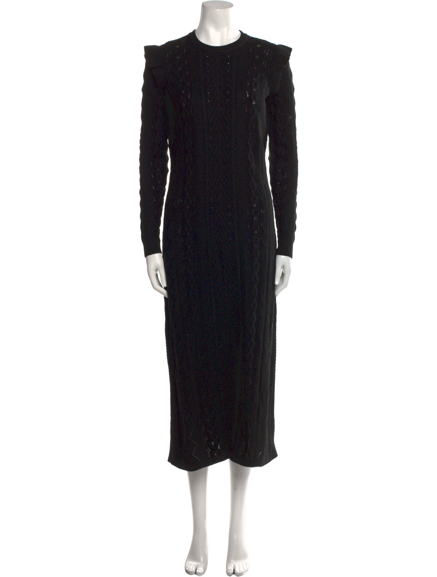 Pearl by Lela Rose Wool Long Dress