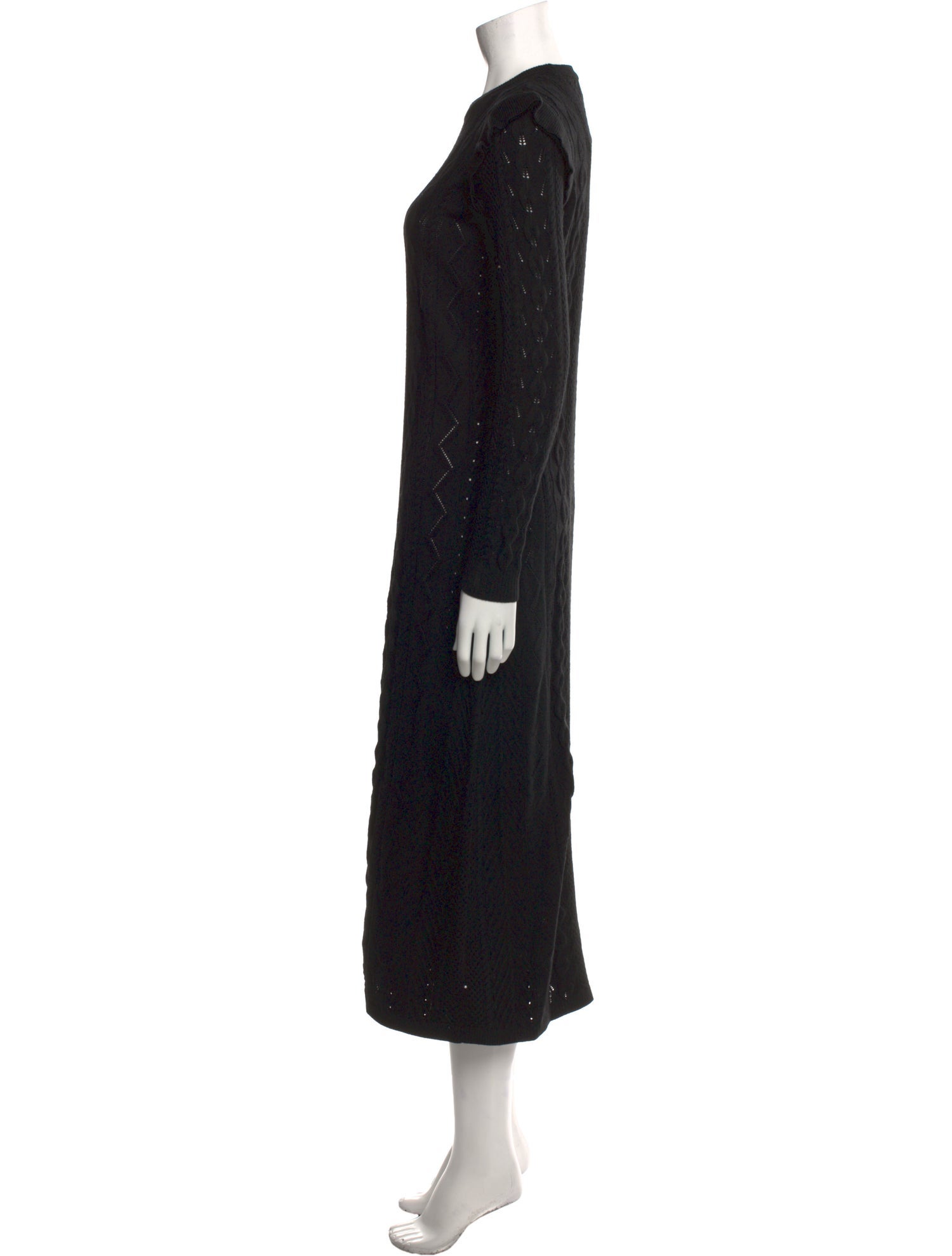 Pearl by Lela Rose Wool Long Dress