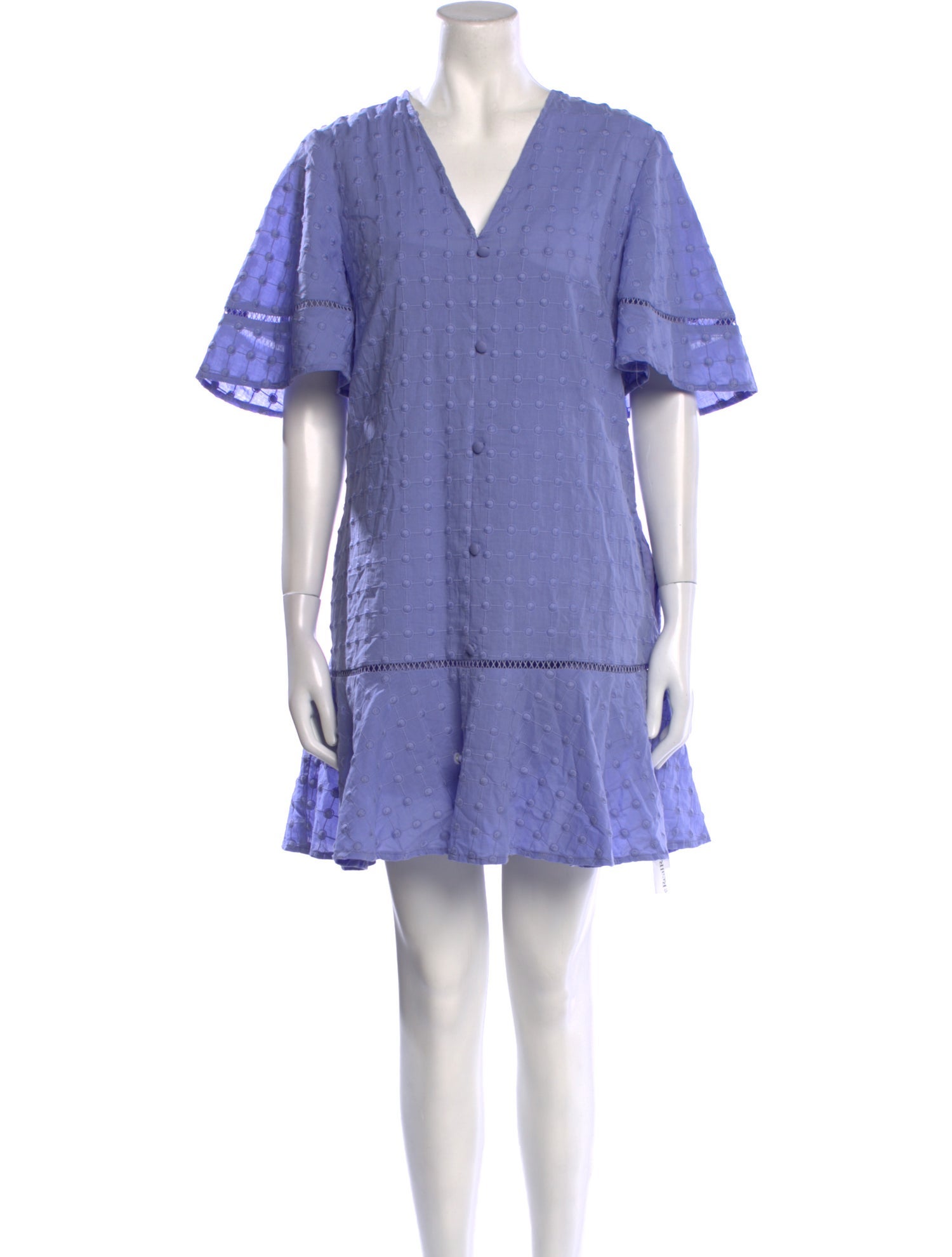 Pearl by Lela Rose V-Neck Mini Dress