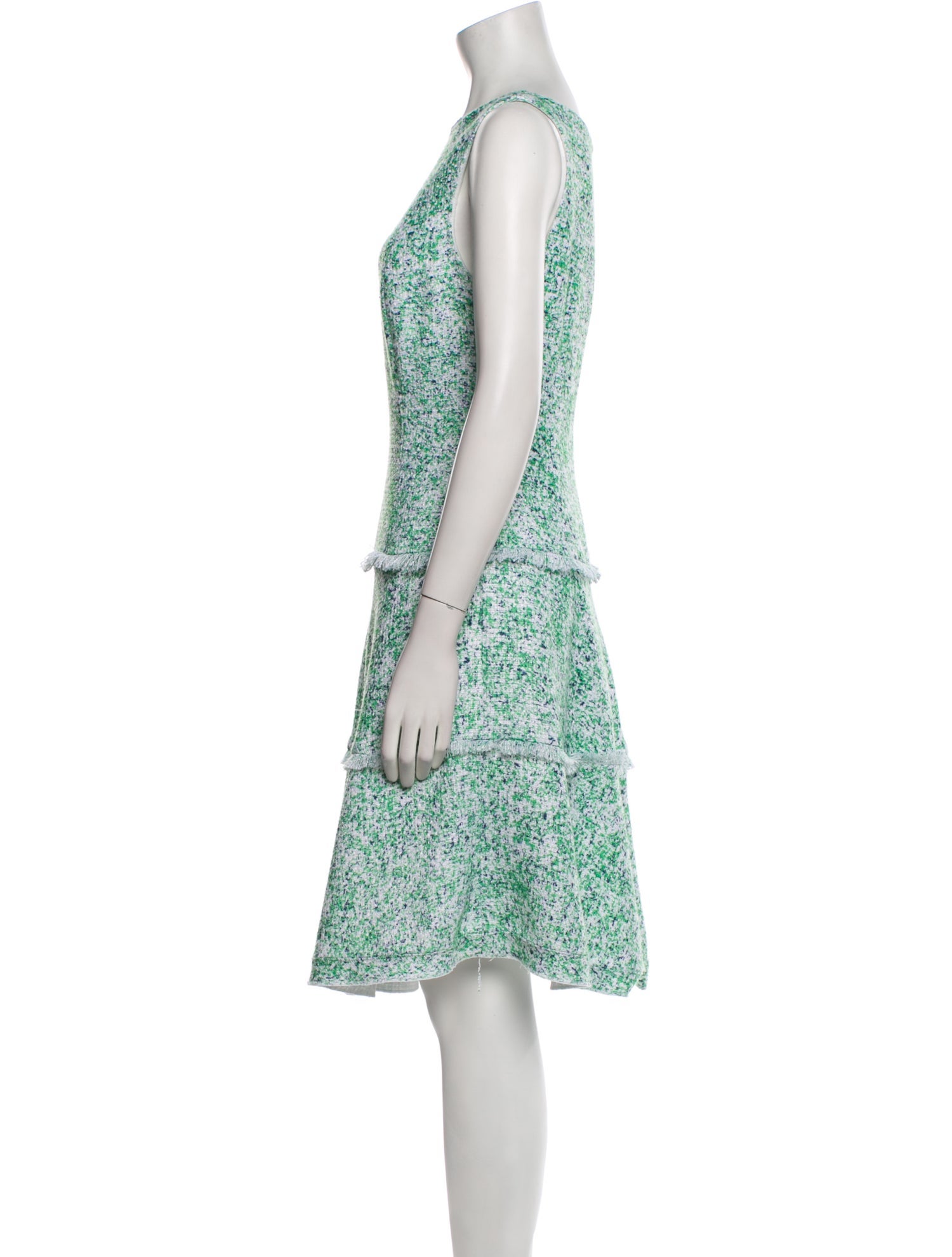 Pearl by Lela Rose Floral Print Knee-Length Dress