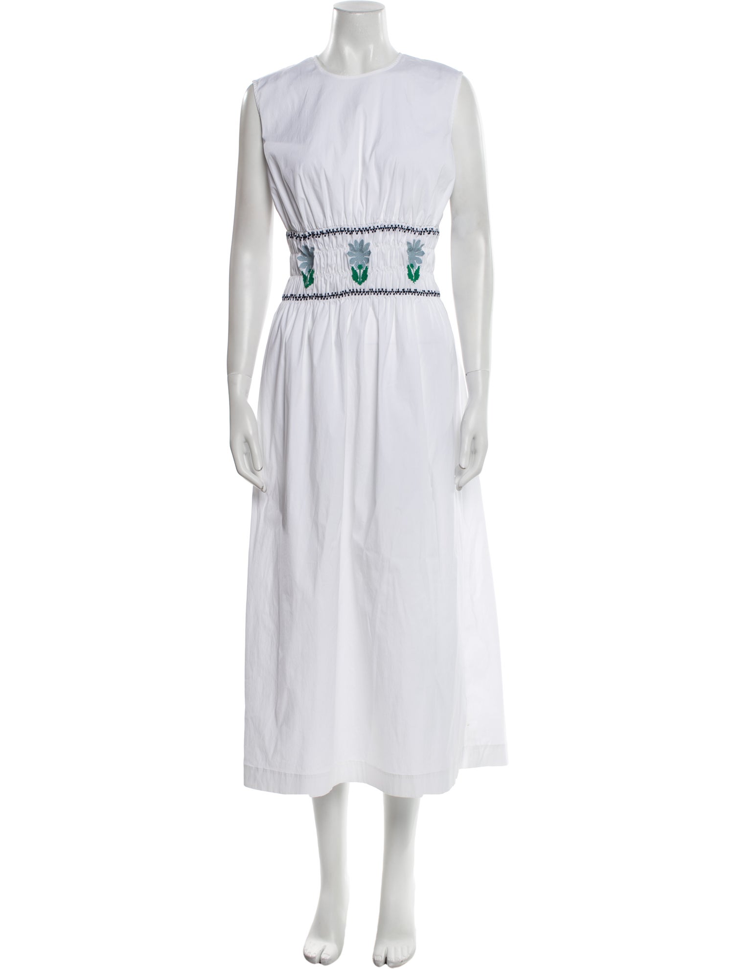 Pearl by Lela Rose Crew Neck Long Dress