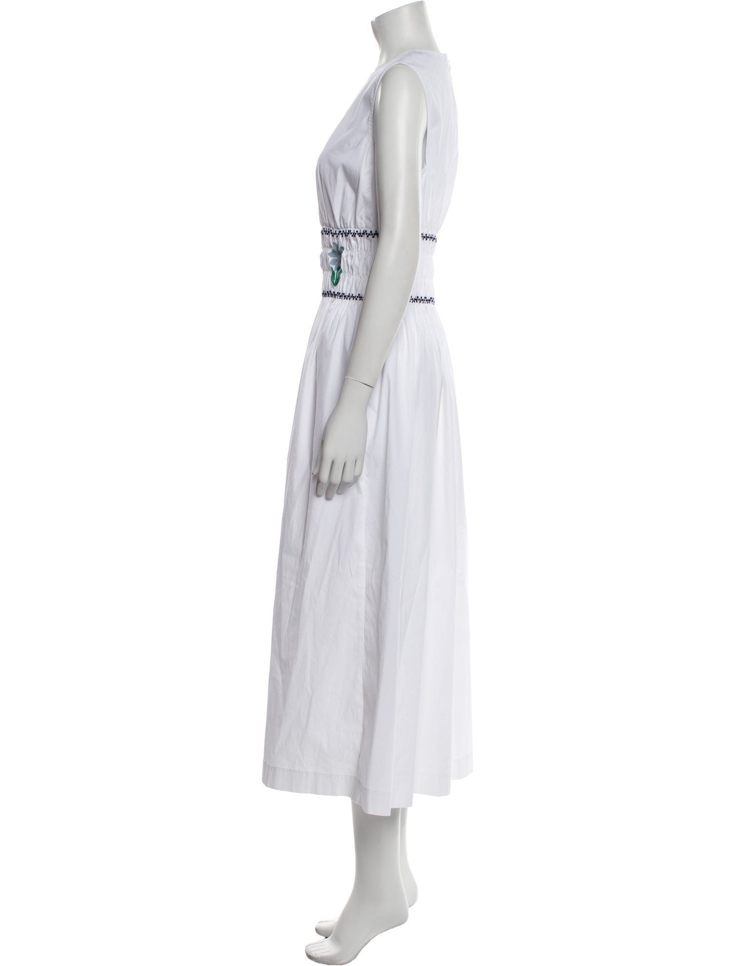 Pearl by Lela Rose Crew Neck Long Dress