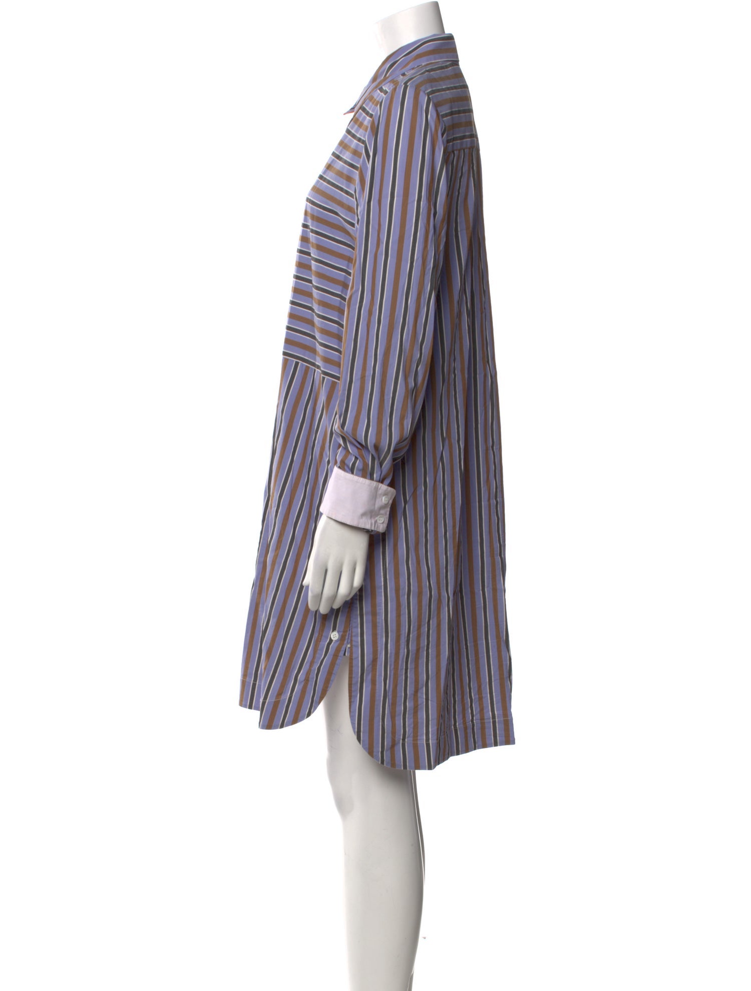 Pearl by Lela Rose Striped Knee-Length Dress