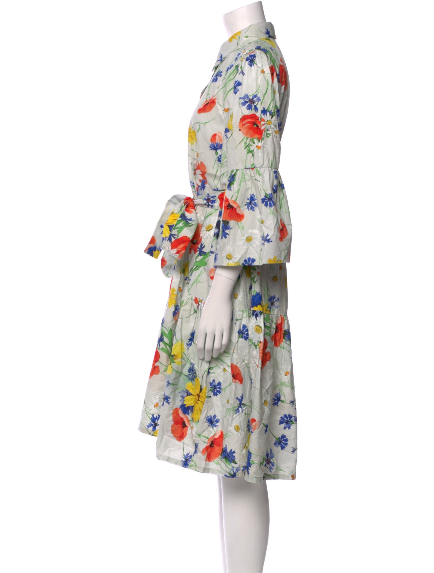 Pearl by Lela Rose Floral Print Knee-Length Dress