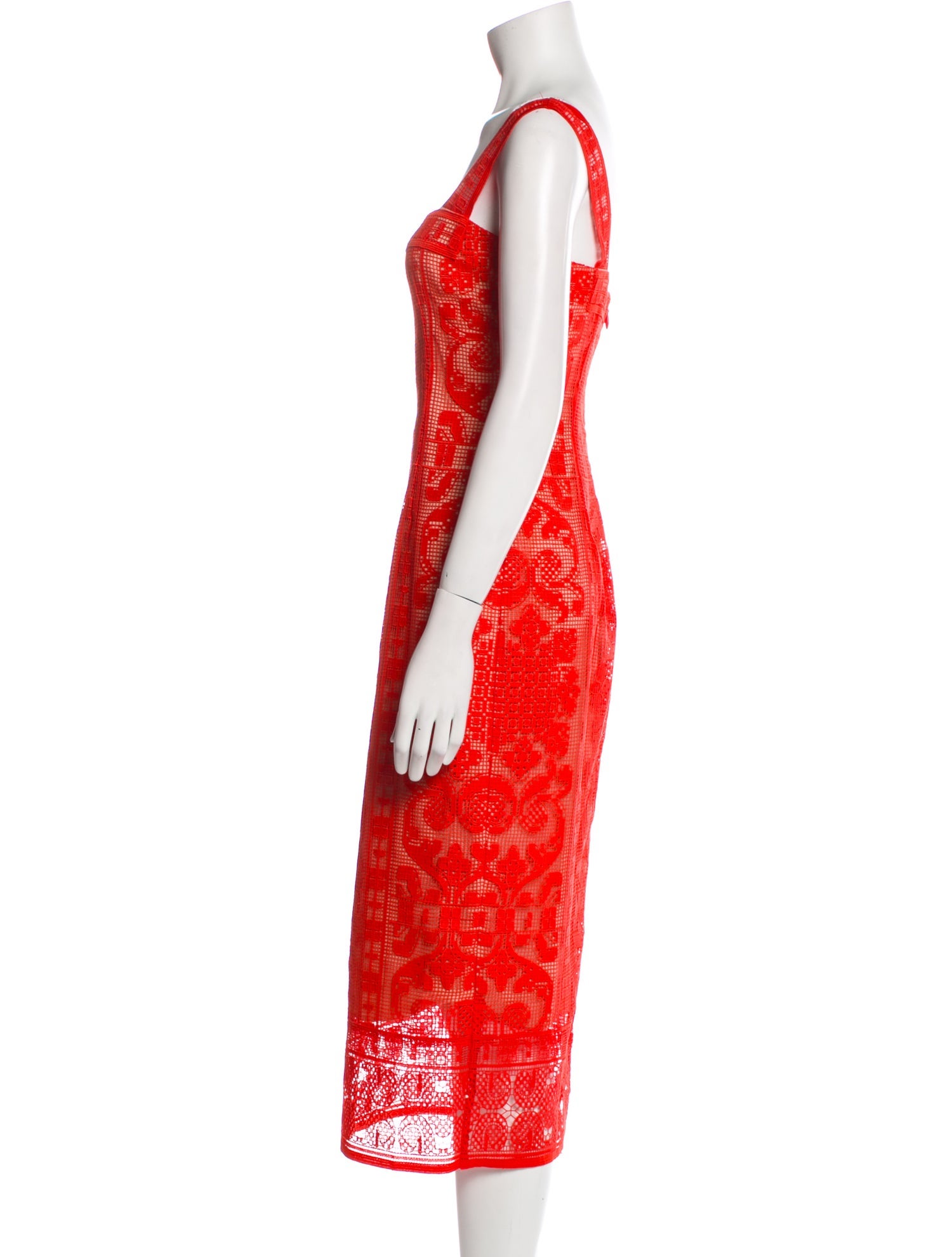 Pearl by Lela Rose Printed Midi Length Dress