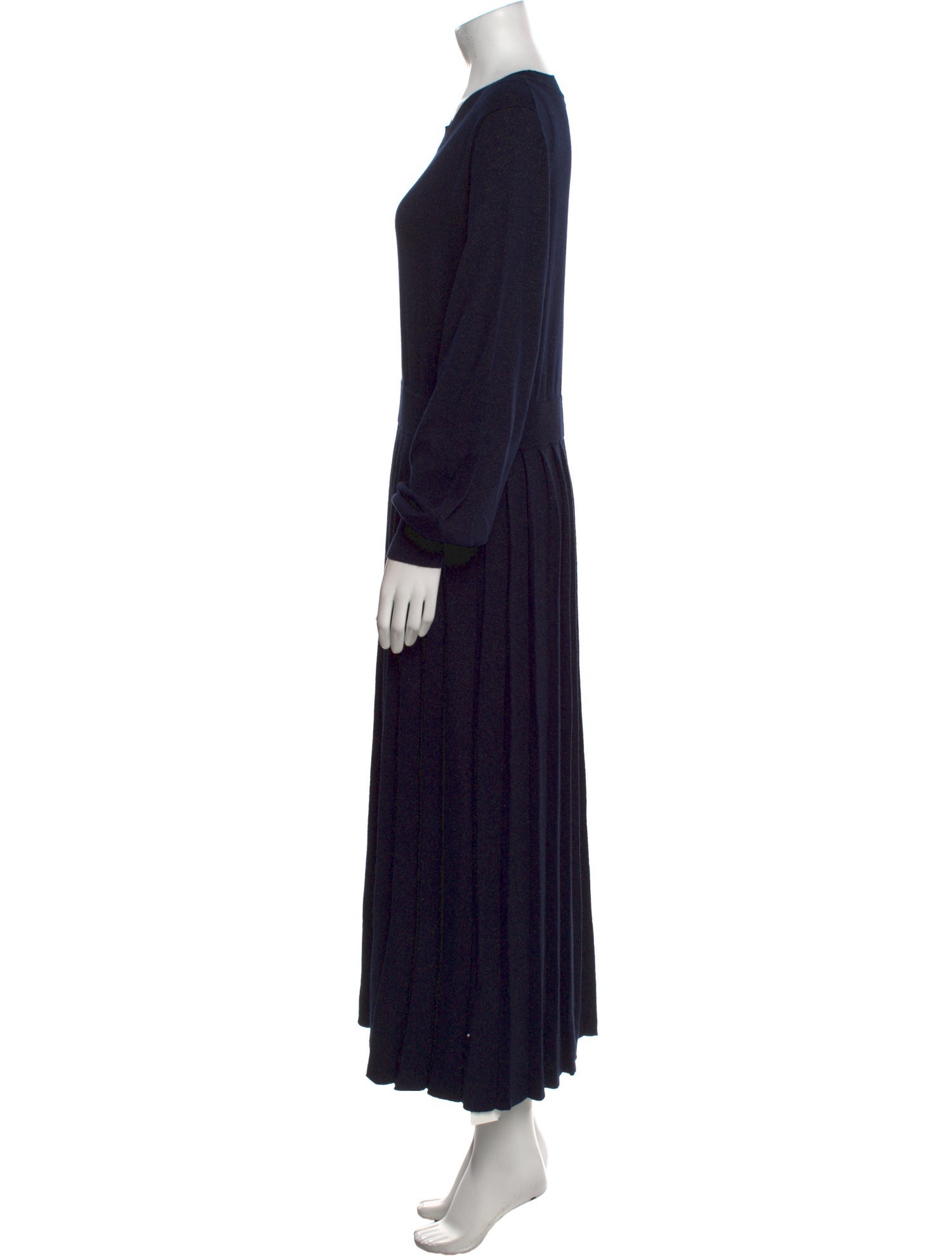 Pearl by Lela Rose Crew Neck Long Dress