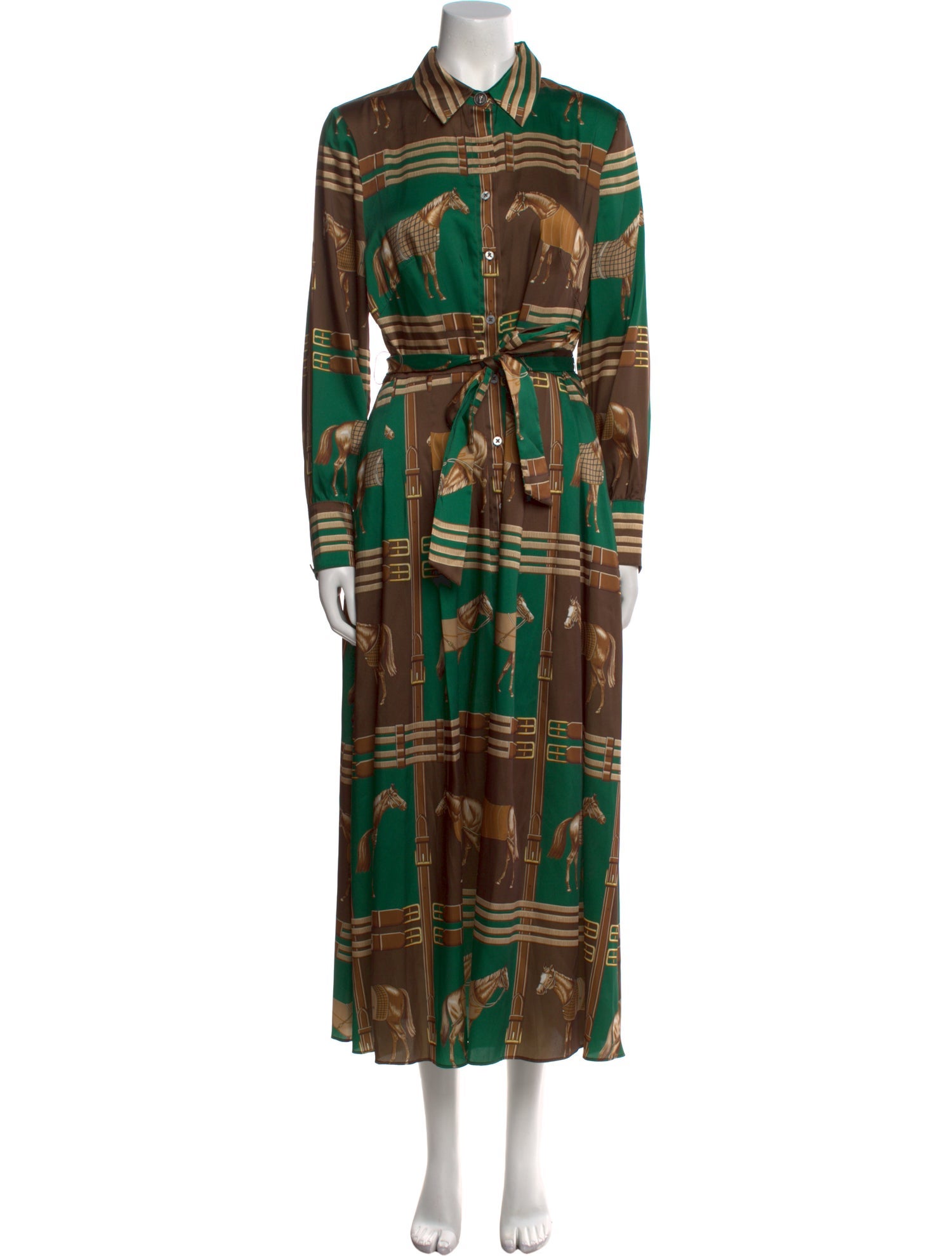 Pearl by Lela Rose Printed Long Dress w/ Tags