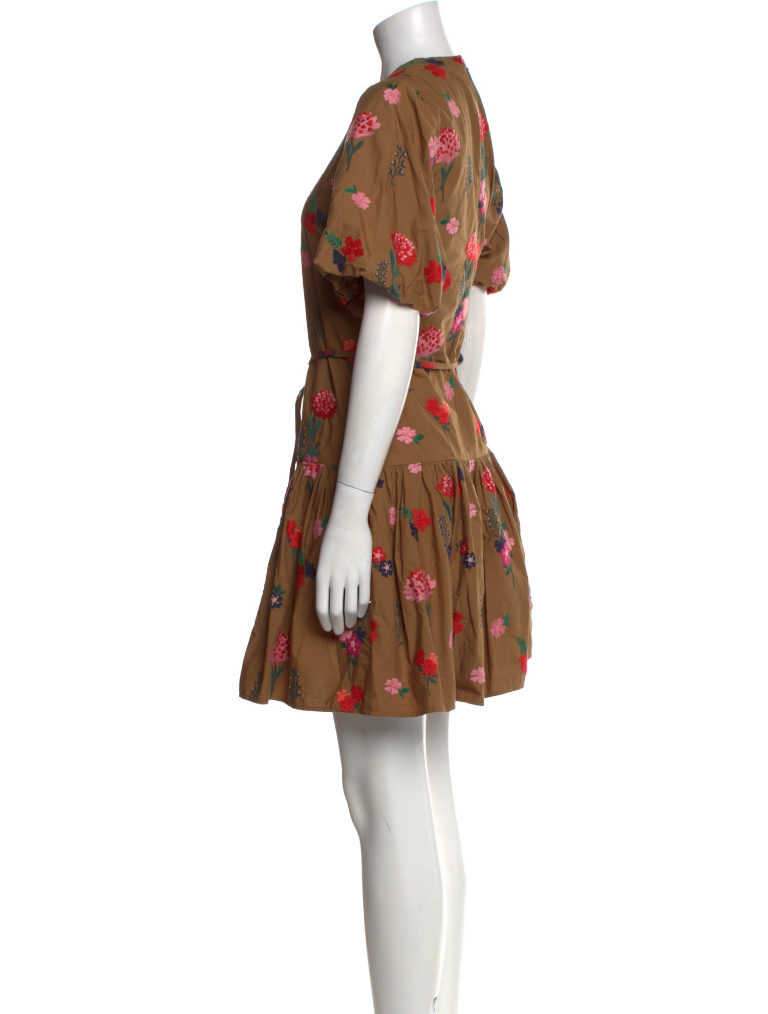 Pearl by Lela Rose Floral Print Mini Dress