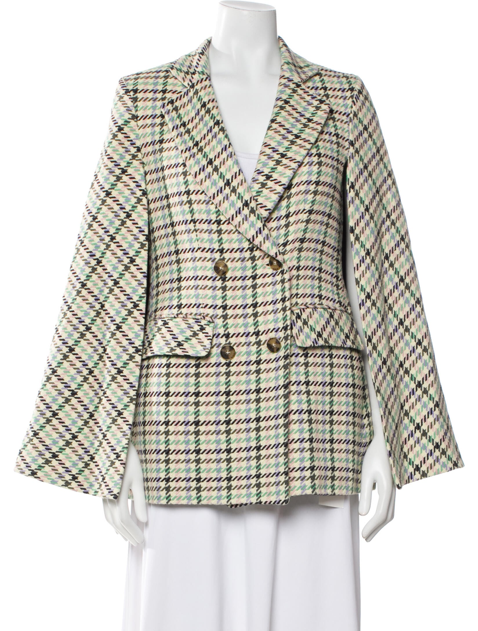 Pearl by Lela Rose Plaid Print Blazer