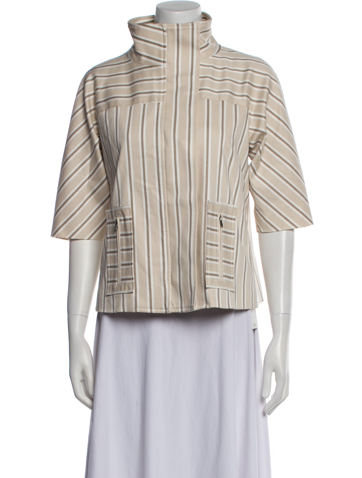 Pearl by Lela Rose Striped Jacket