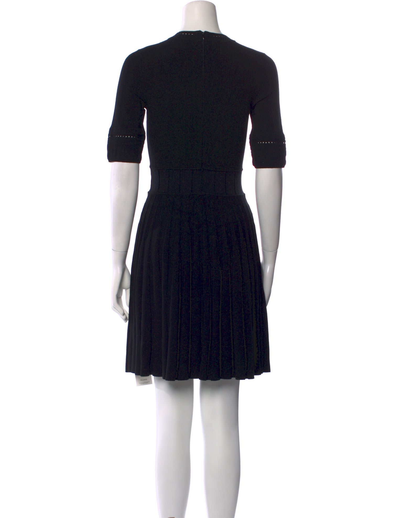 pearl black mini dress Black Mini Dress Bodycon Velvet Pearl Strapless Dress – ZINNTRA main image 0