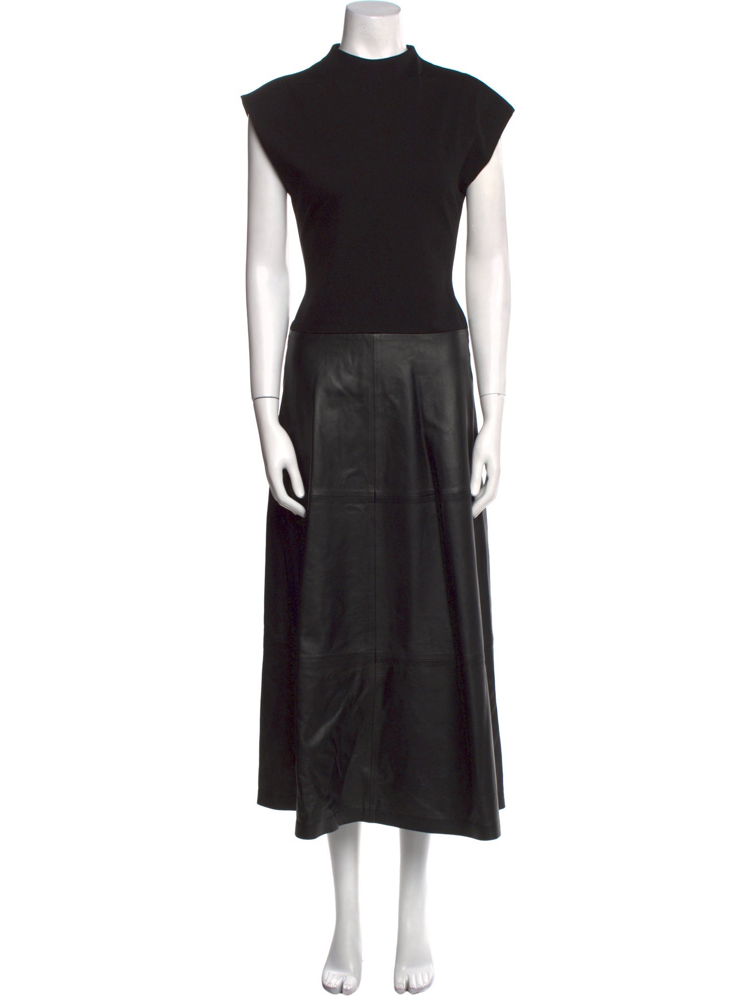 Pearl by Lela Rose Mock Neck Long Dress