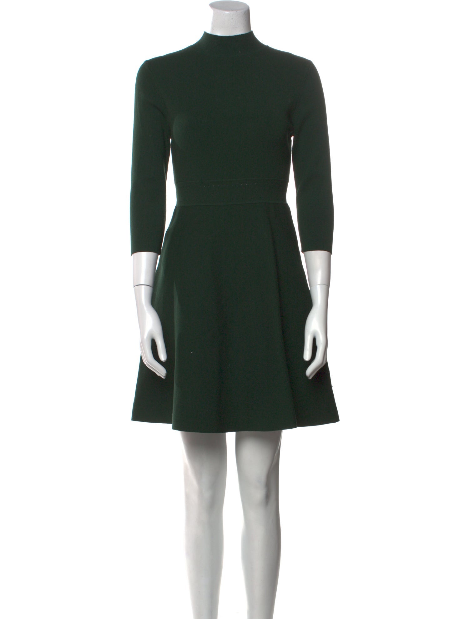 Pearl by Lela Rose Mock Neck Mini Dress