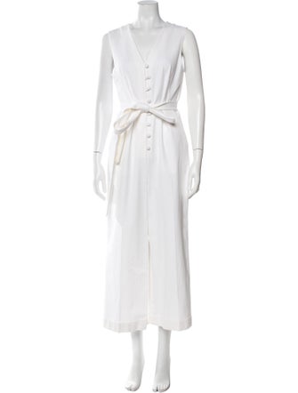 Pearl by Lela Rose V-Neck Jumpsuit