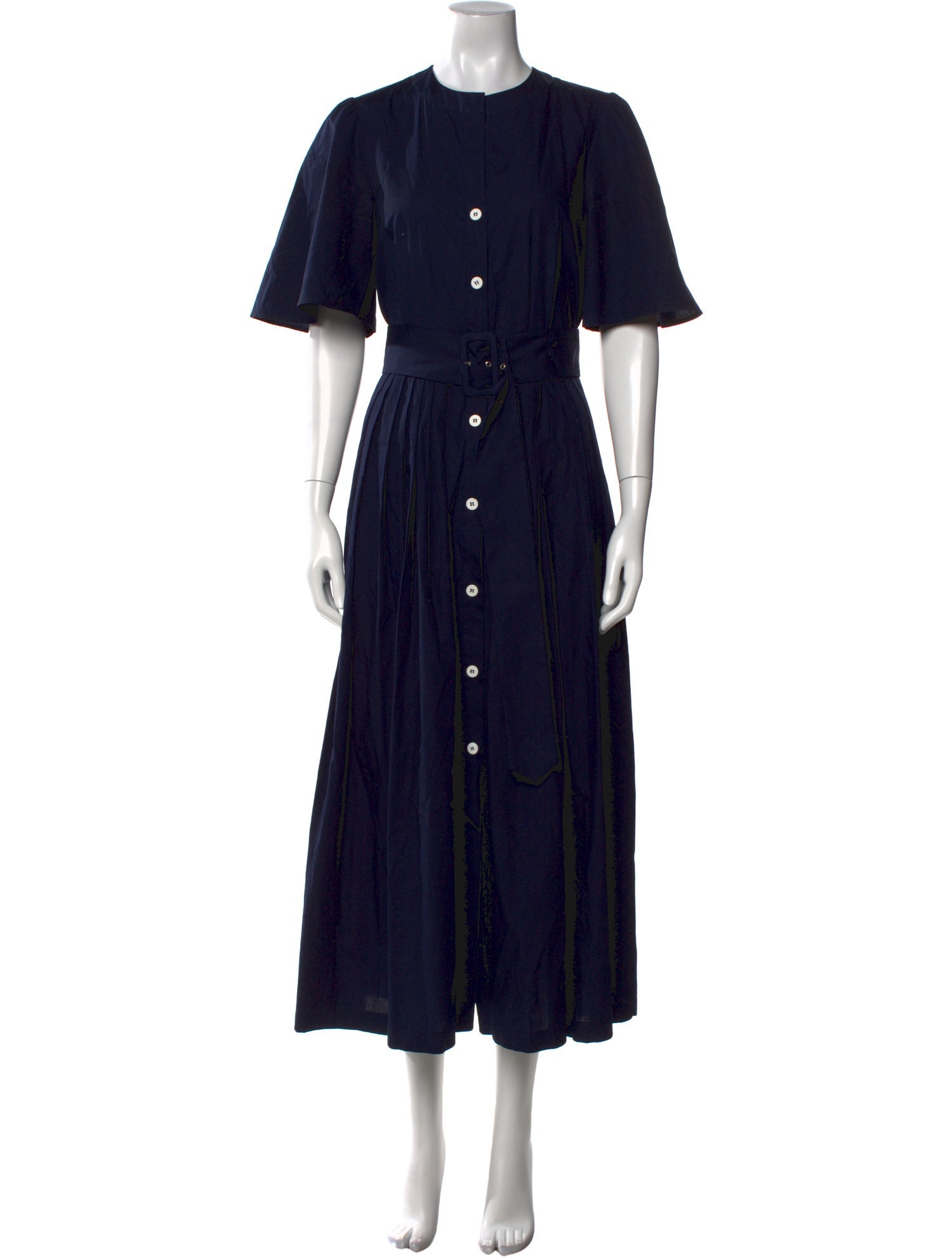 Pearl by Lela Rose Crew Neck Long Dress