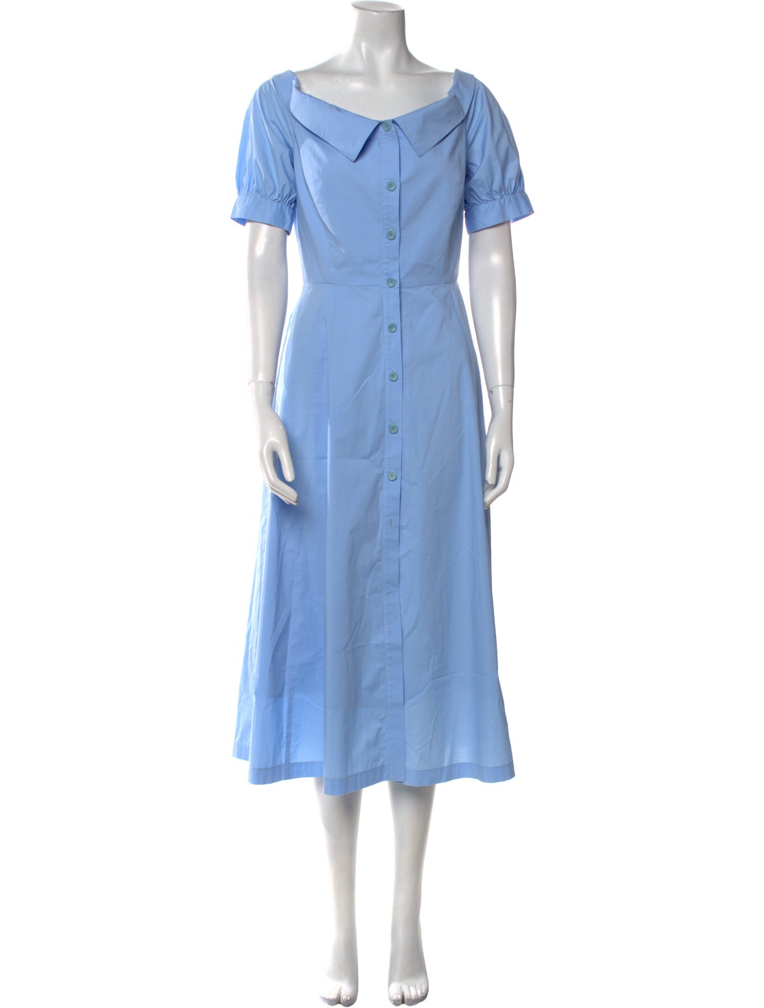 Pearl by Lela Rose Off-The-Shoulder Midi Length Dress