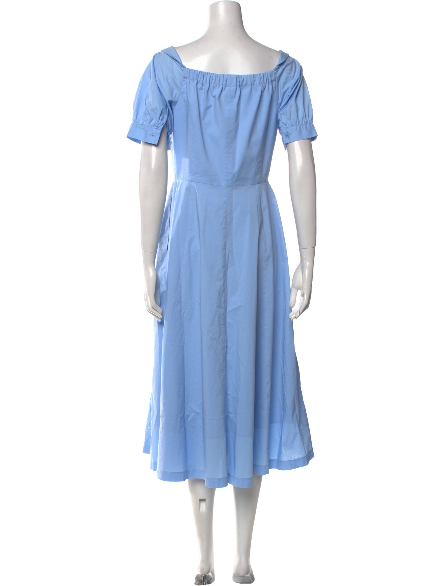 Pearl by Lela Rose Off-The-Shoulder Midi Length Dress