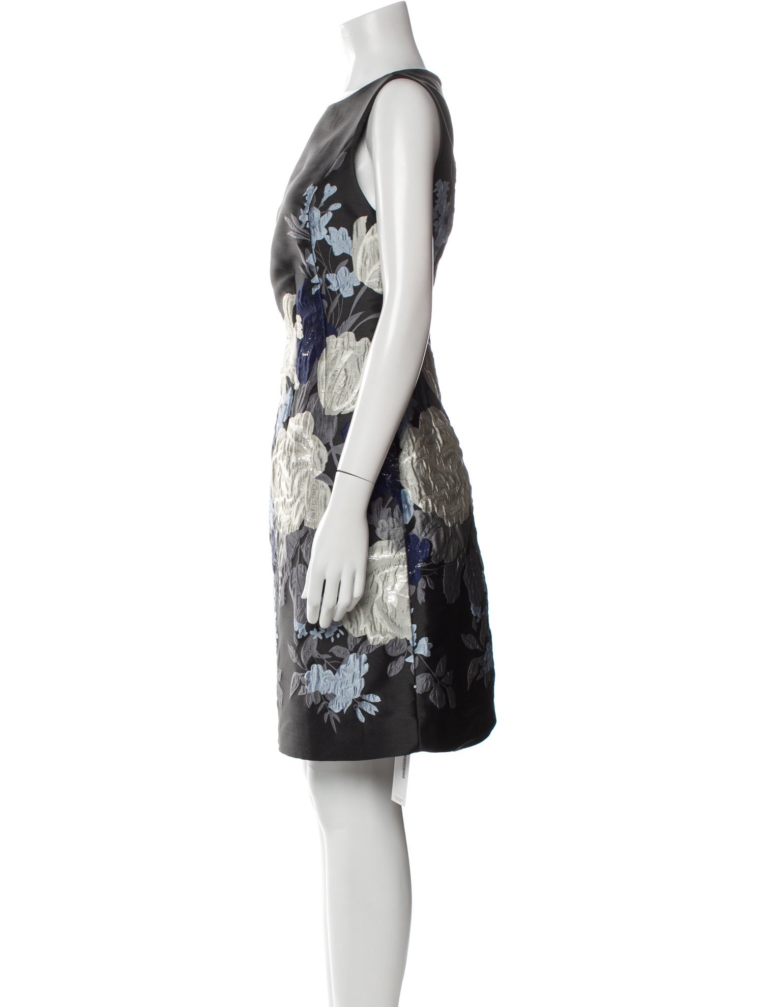 Pearl by Lela Rose Floral Print Mini Dress