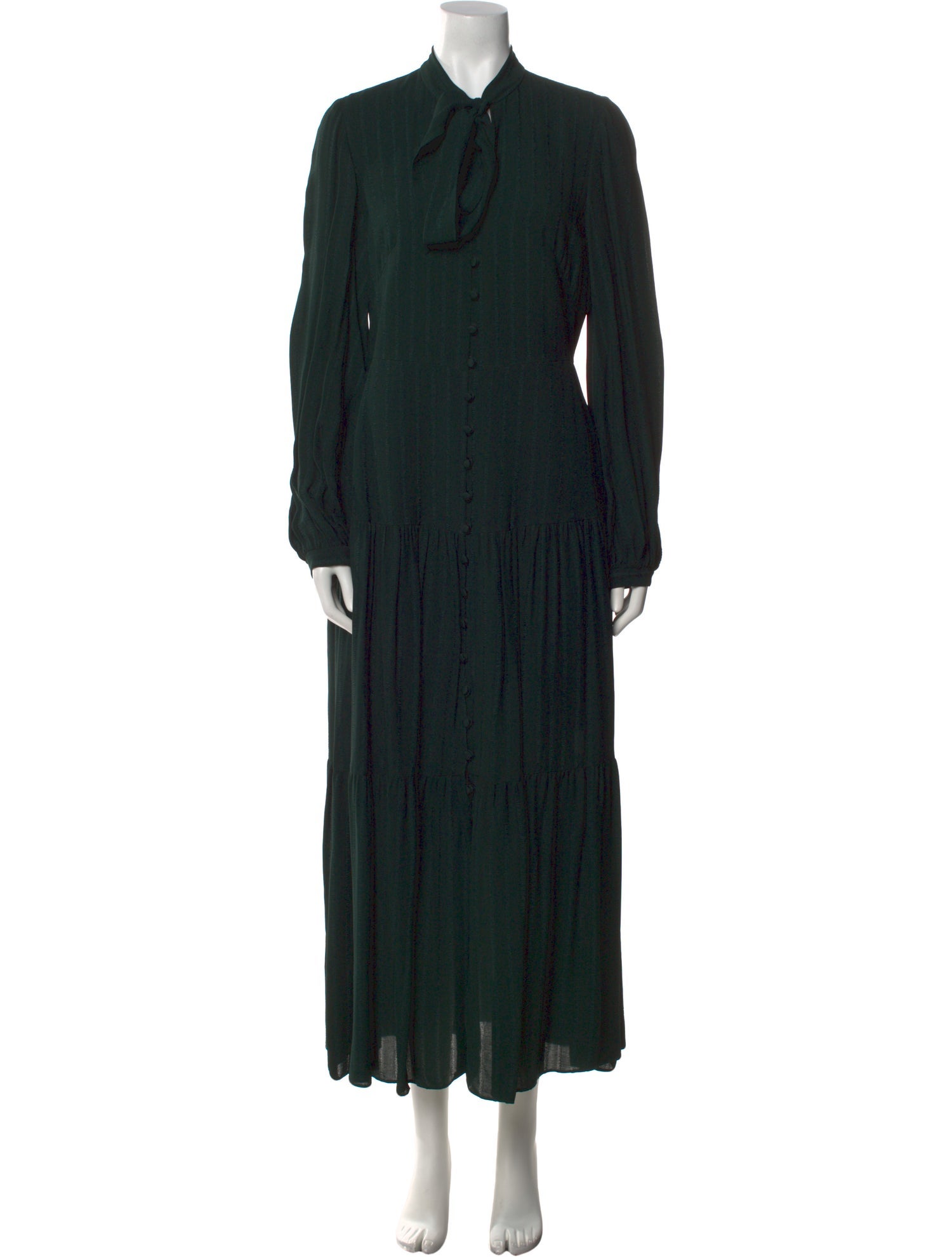 Pearl by Lela Rose Crew Neck Long Dress
