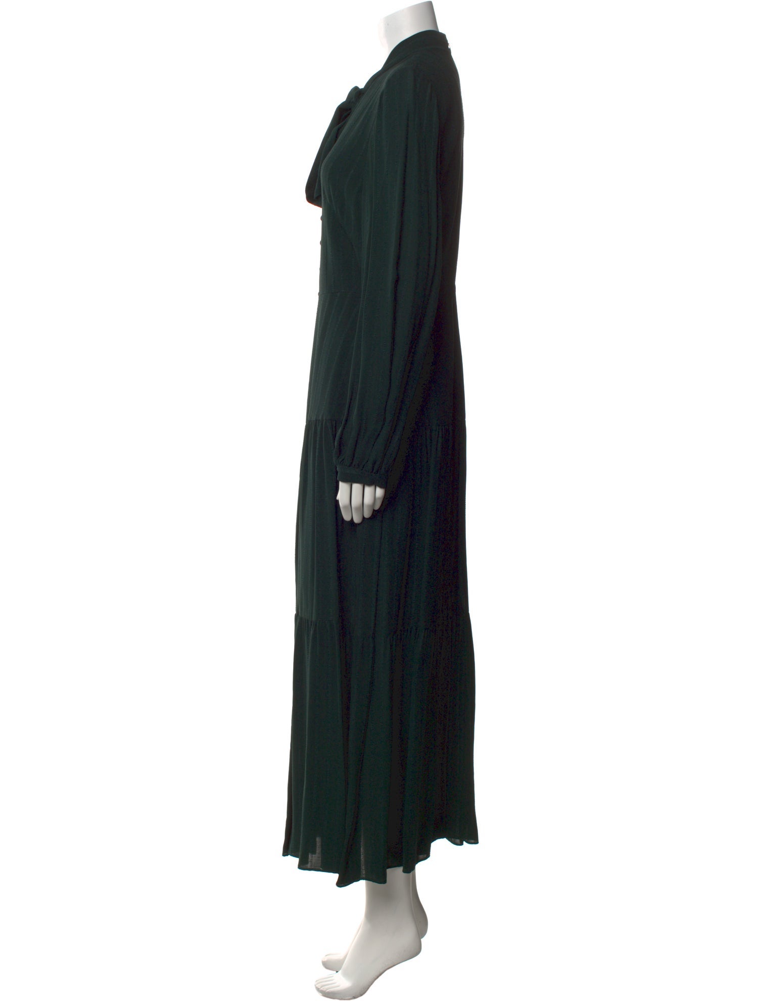 Pearl by Lela Rose Crew Neck Long Dress