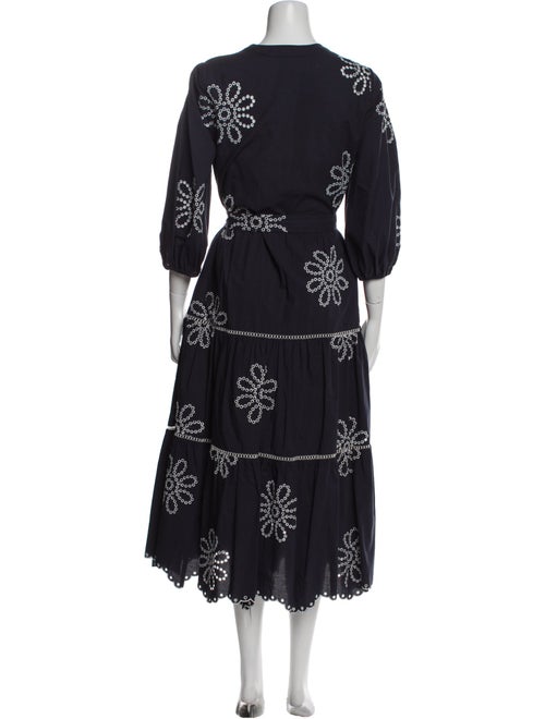 Pearl by Lela Rose Printed Long Dress