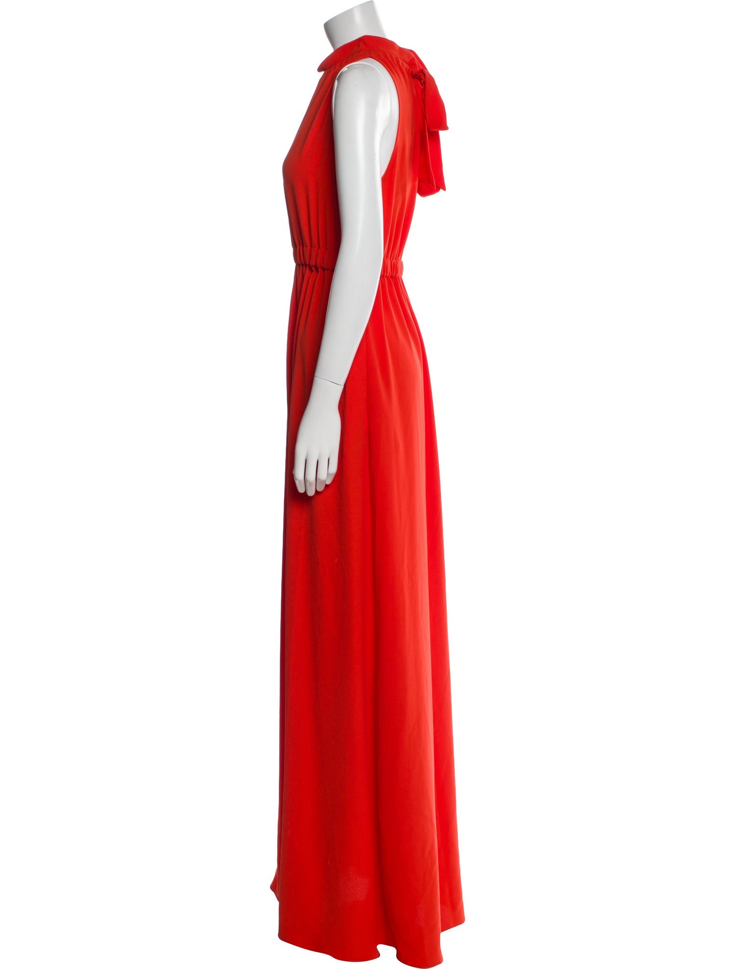 Pearl by Lela Rose Mock Neck Long Dress