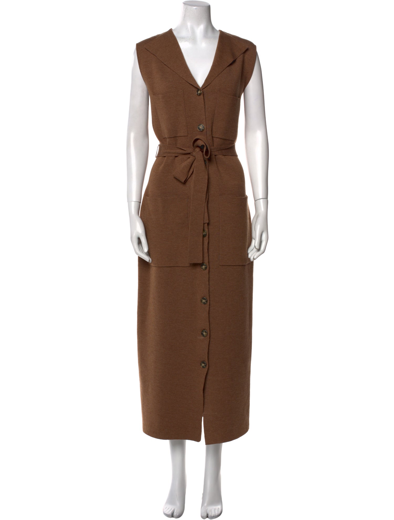 Pearl by Lela Rose Wool Midi Length Dress