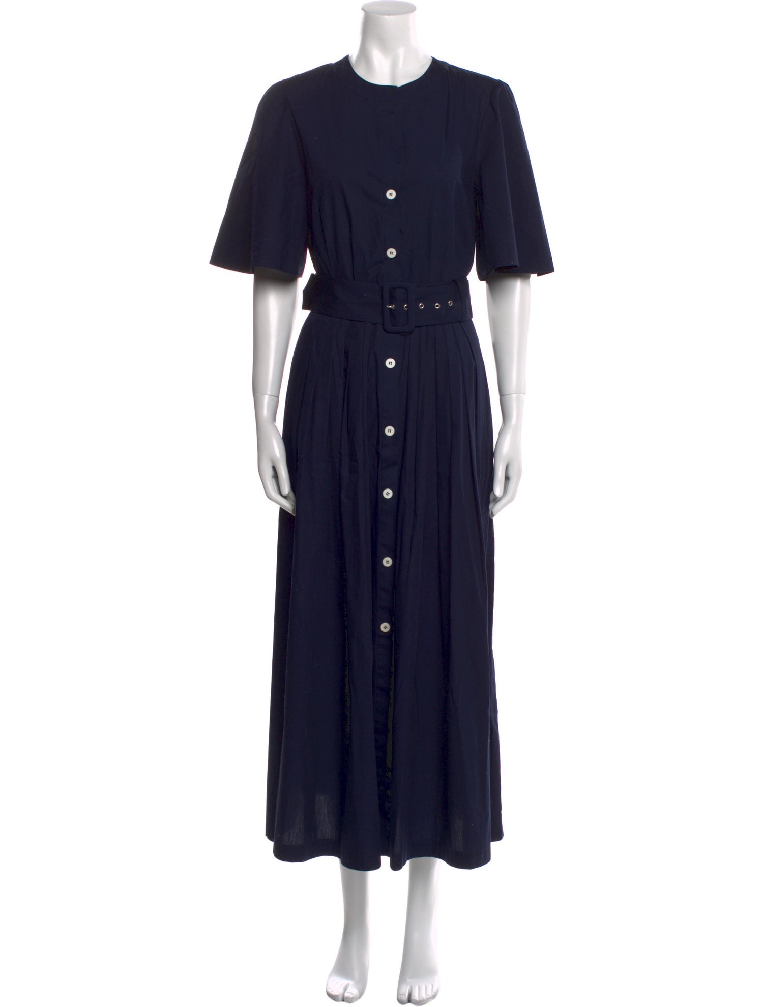 Pearl by Lela Rose Crew Neck Long Dress