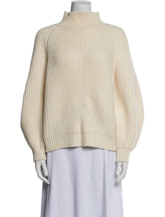 Pearl by Lela Rose Wool Mock Neck Sweater
