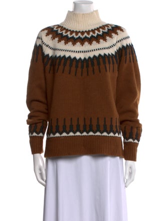 Pearl by Lela Rose Wool Printed Sweater